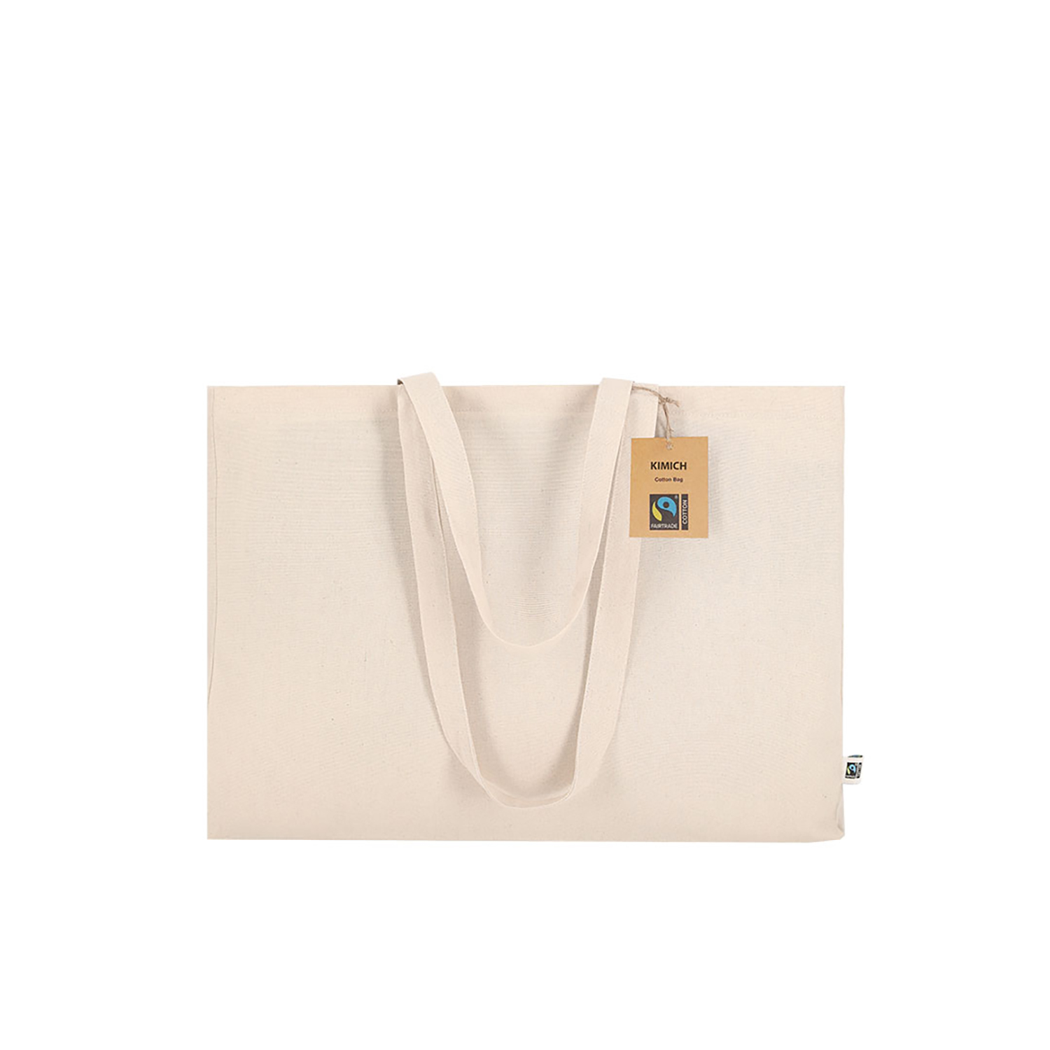Fairtrade katoenen tas Martin – 220 g/m² | Versterkt | Ruim