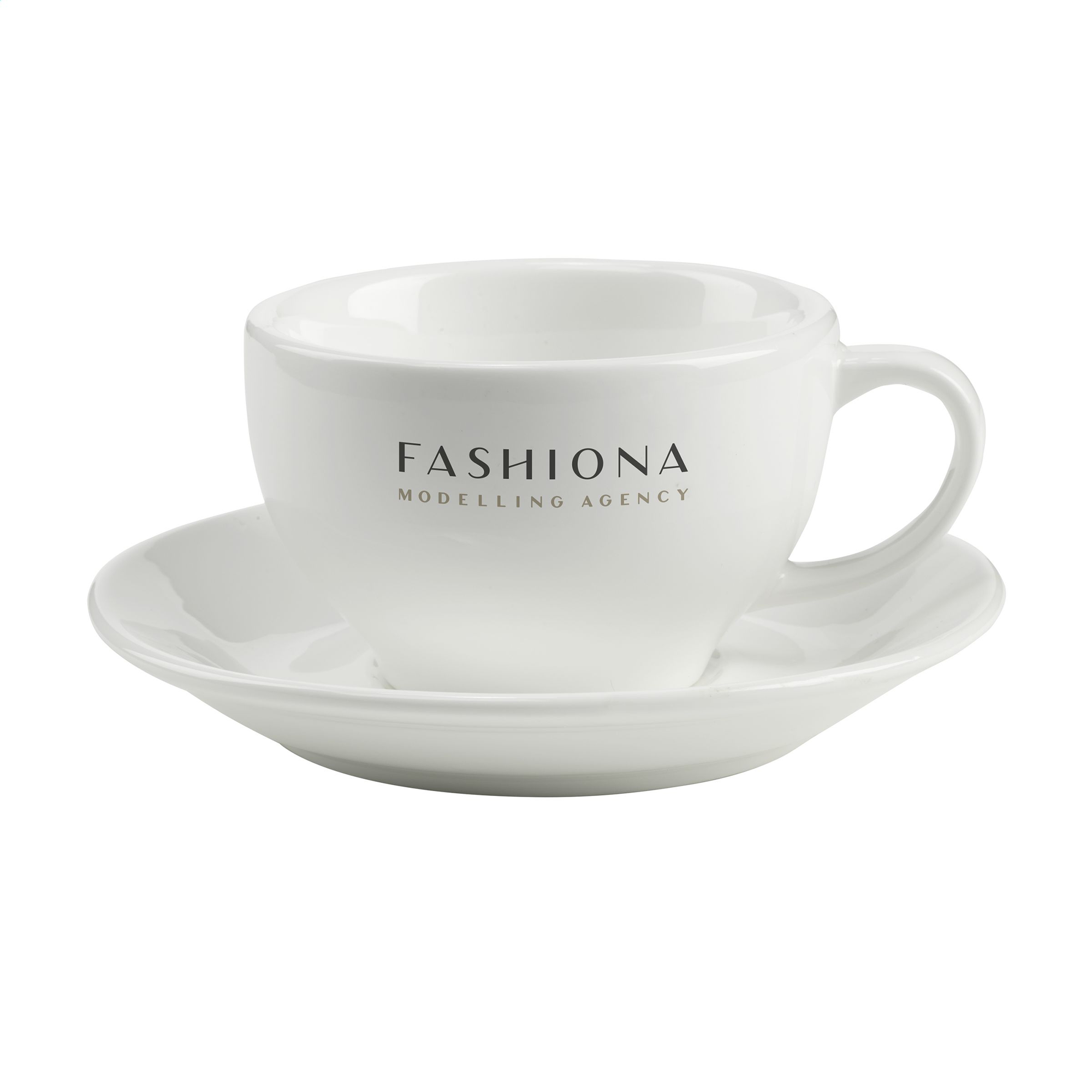 Tasse et soucoupe - 210 ml | Cappuccino | Impression jusqu'à 4 couleurs