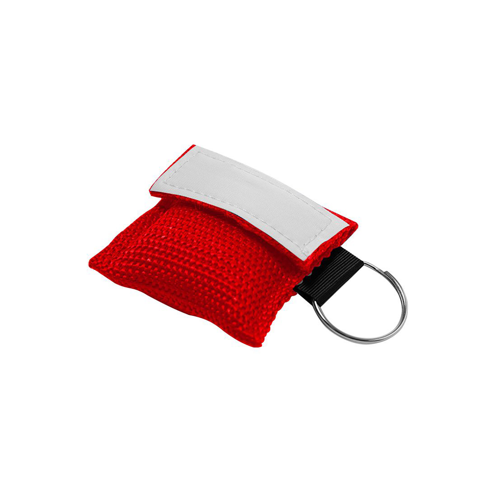 Portachiavi maschera – Plastica riciclata RCP | Con gettone carrello | Design compatto | Anello in metallo