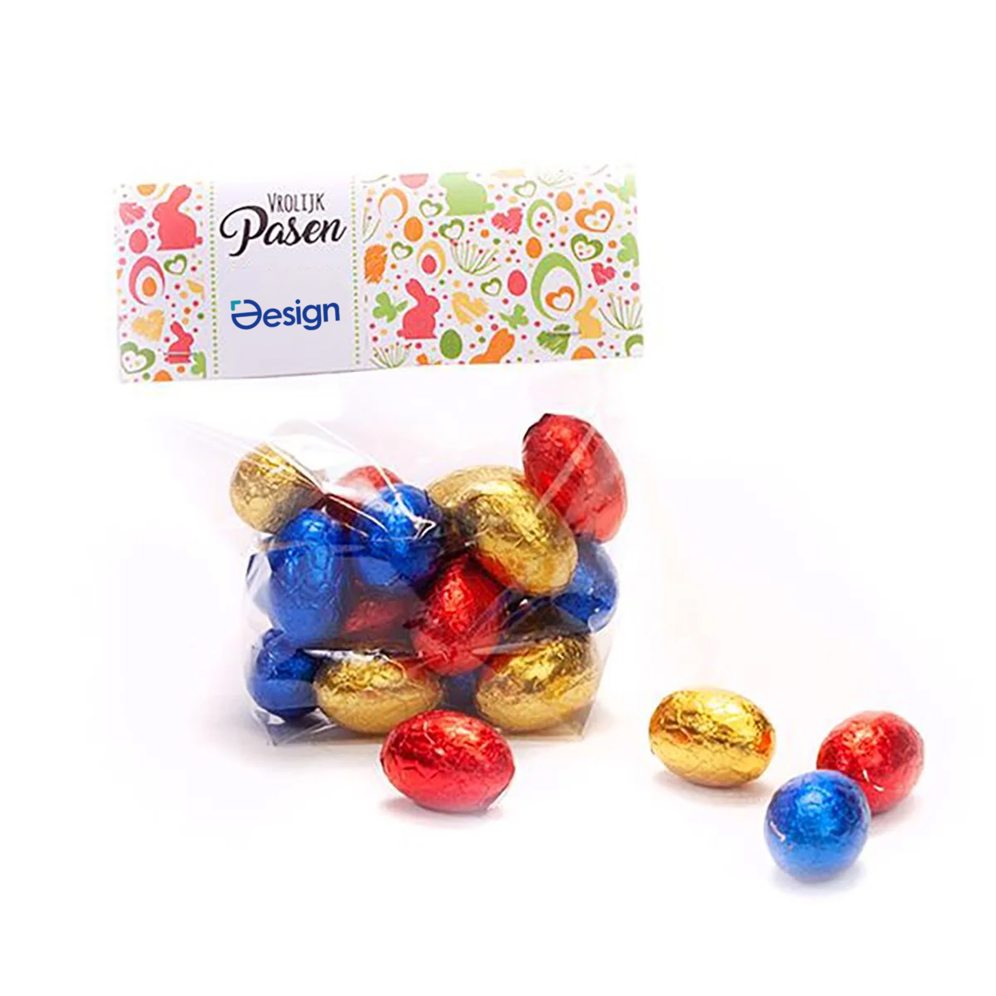 Œufs de Pâques en chocolat – Friandise festive | 100 grammes | Saveurs assorties | En sachet