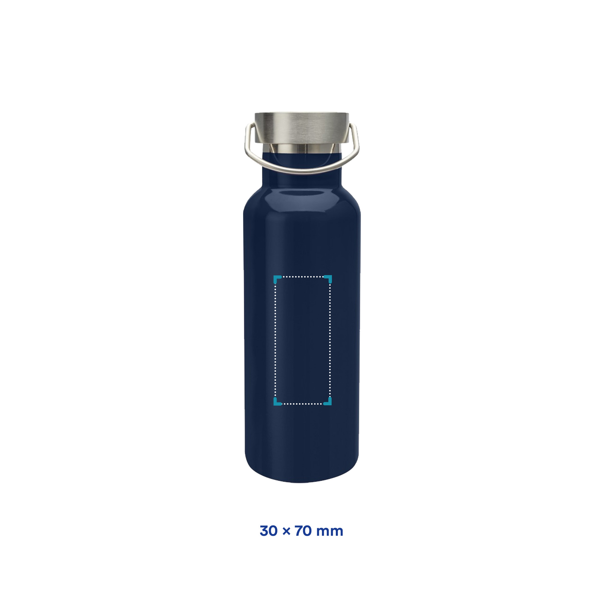 Bouteille isotherme Tim – 500 ml | Acier inoxydable recyclé | Anti-fuite
