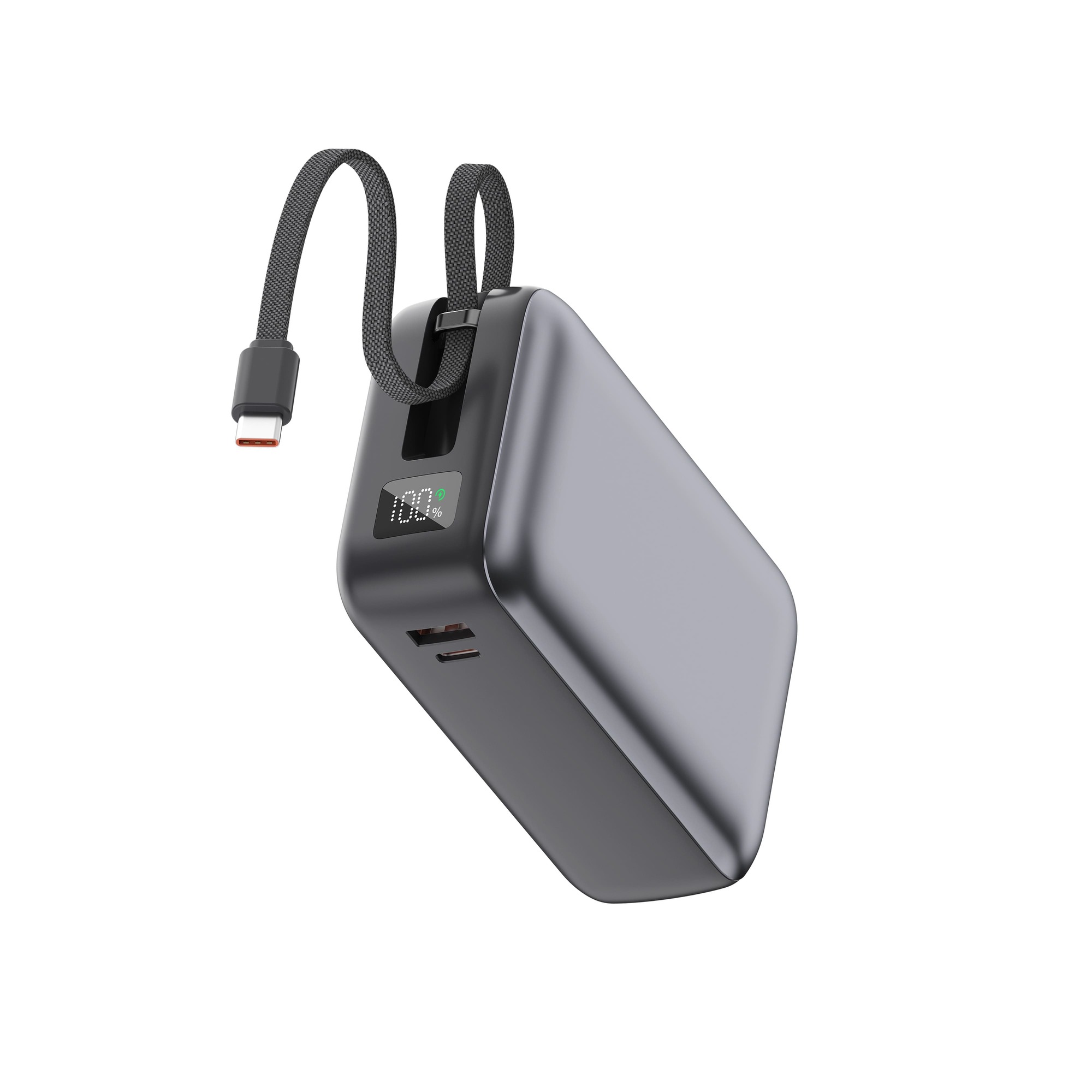 Powerbank Daan – 30000 mAh | 65 W | USB-C-kabel