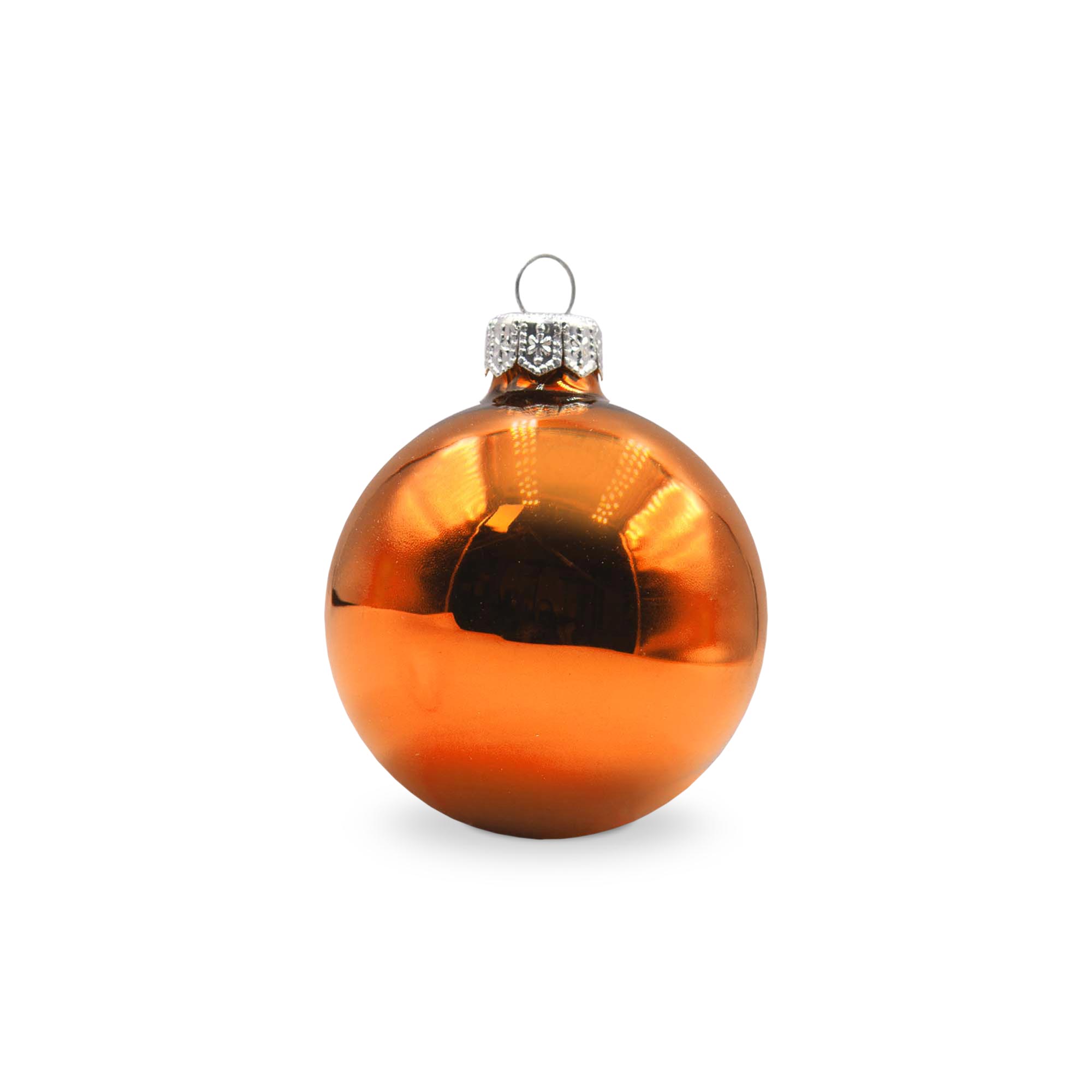 Boule de Noël – 66 mm | Finition brillante | Attache argentée | Impression 1 à 4 couleurs