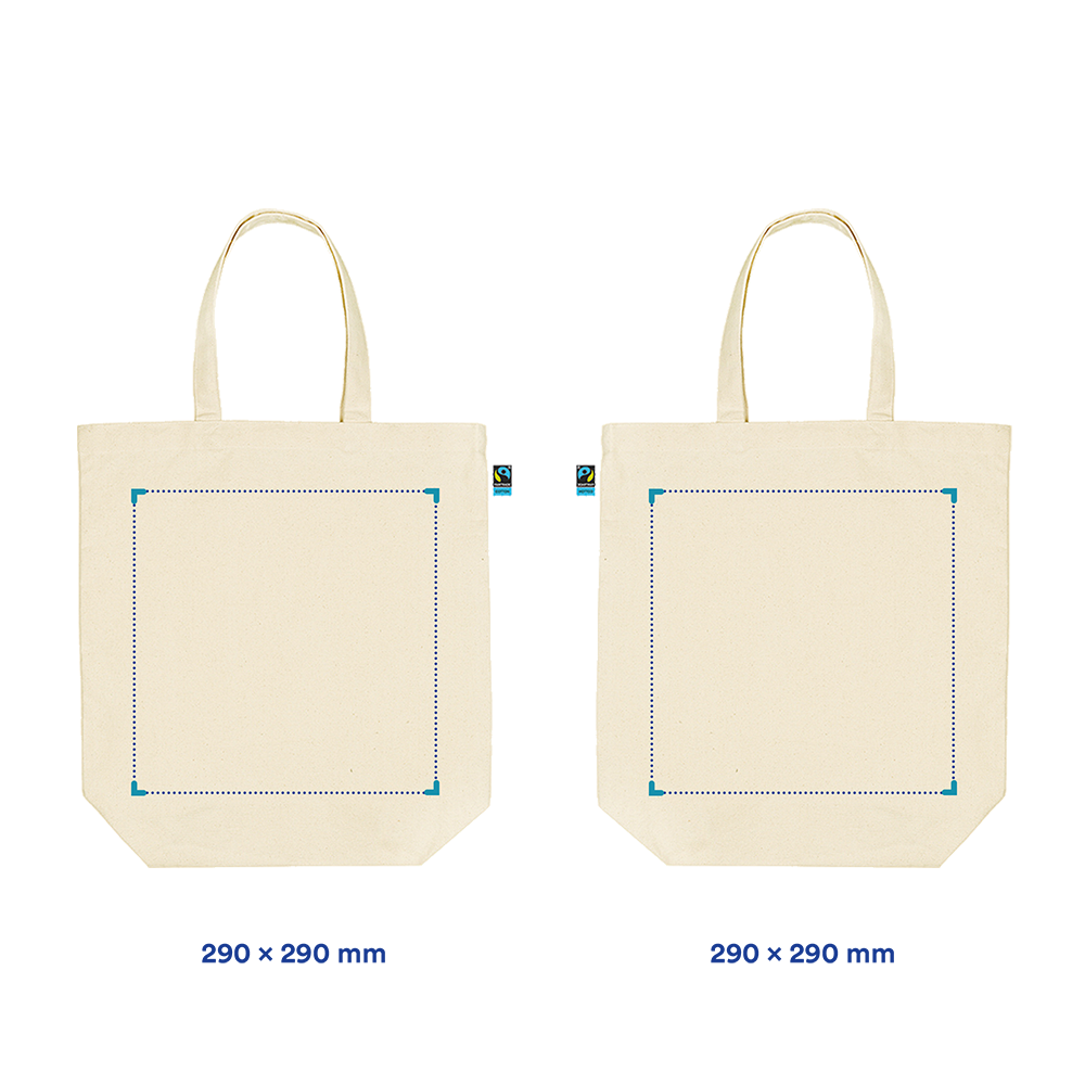 Sac en toile | Commerce équitable & coton biologique | 300 gr/m2 | Impression jusqu'à 4 couleurs