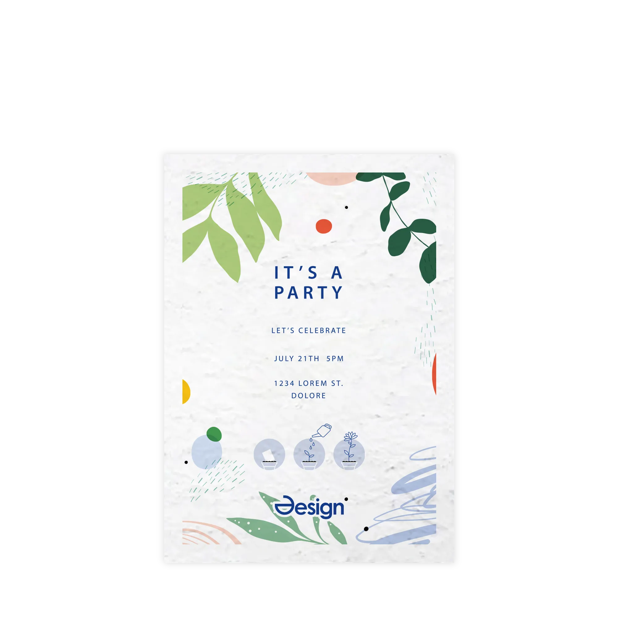 Samenpapier Flora - A6 | 120 g/m² | Vollfarbe