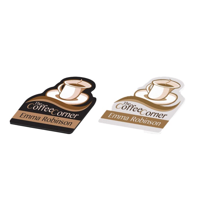 Naambadge Noor - Custom vorm | Magneet | Full colour