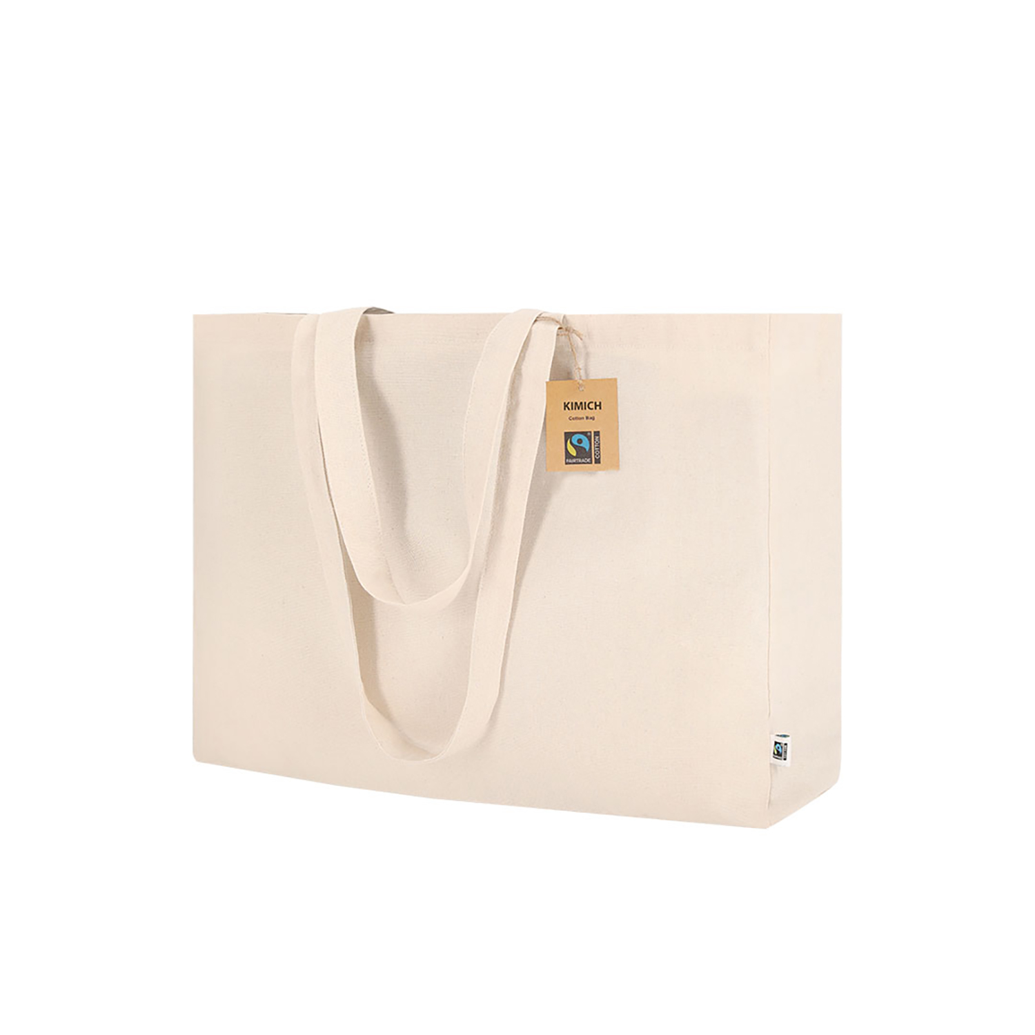 Fairtrade katoenen tas Martin – 220 g/m² | Versterkt | Ruim
