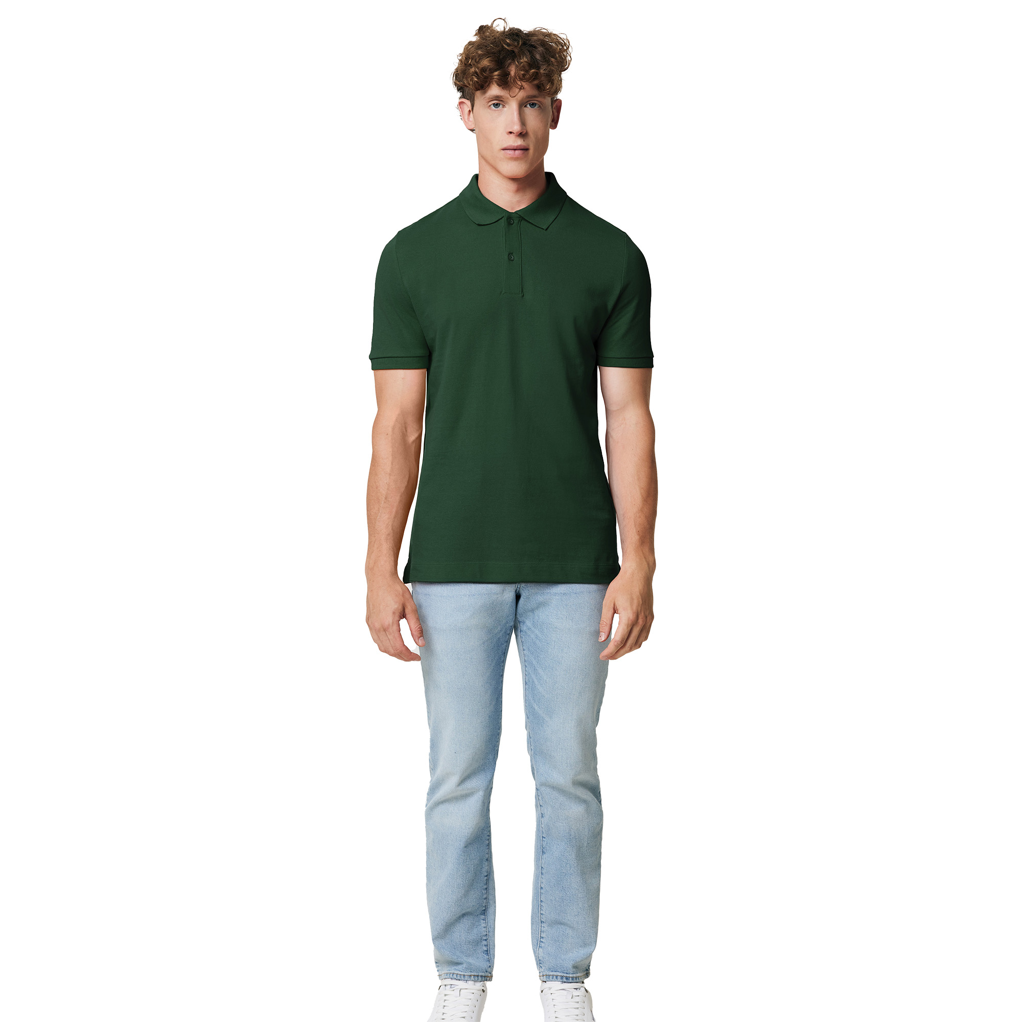 Iqoniq polo Juda - Unisex | Gerecycled katoen | 220 gr/m2