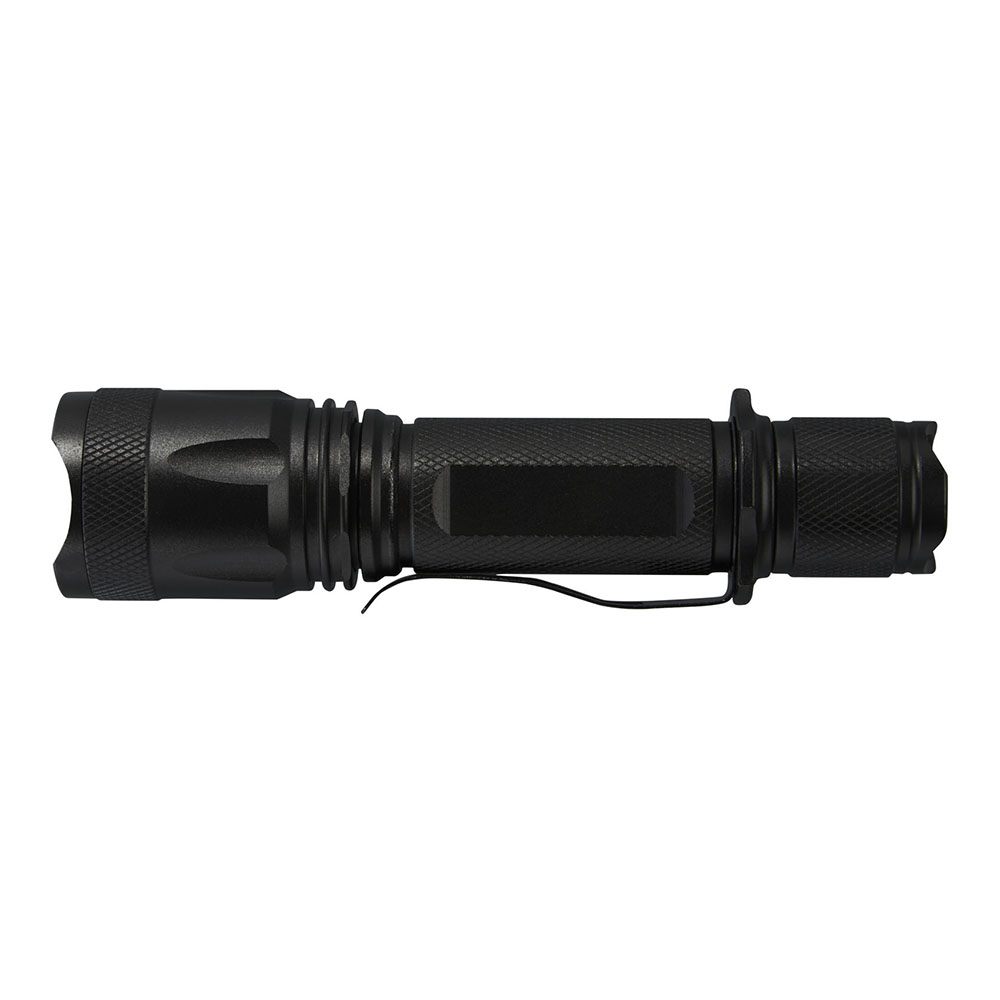 Lampe torche tactique rechargeable – 5W LED | 300 lumens | Faisceau 200 m | 5 modes lumineux