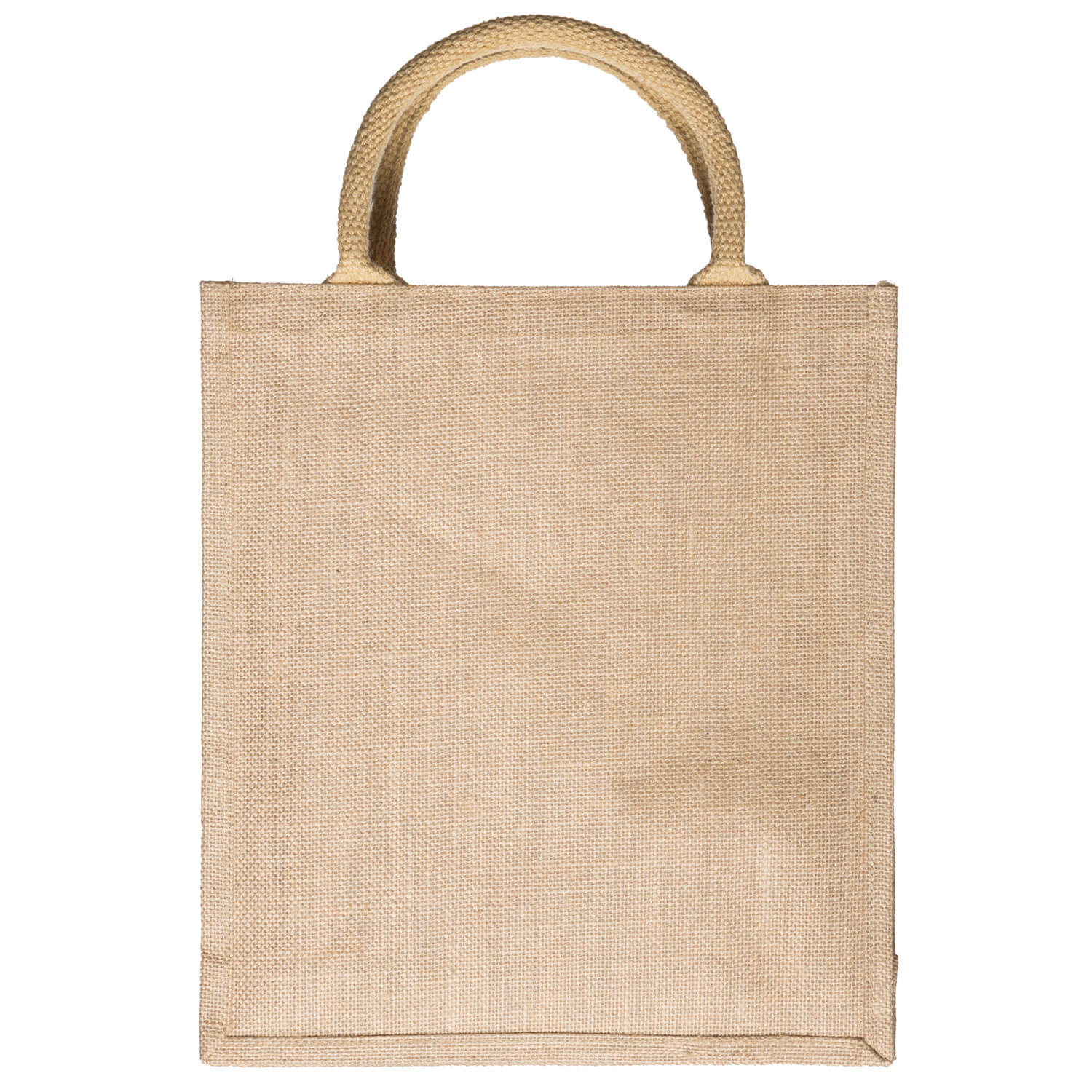 Borsa in iuta - Nolan | 240 g/m² | Manici corti | 31 x 9 x 35 cm | Stampa fino a 3 colori