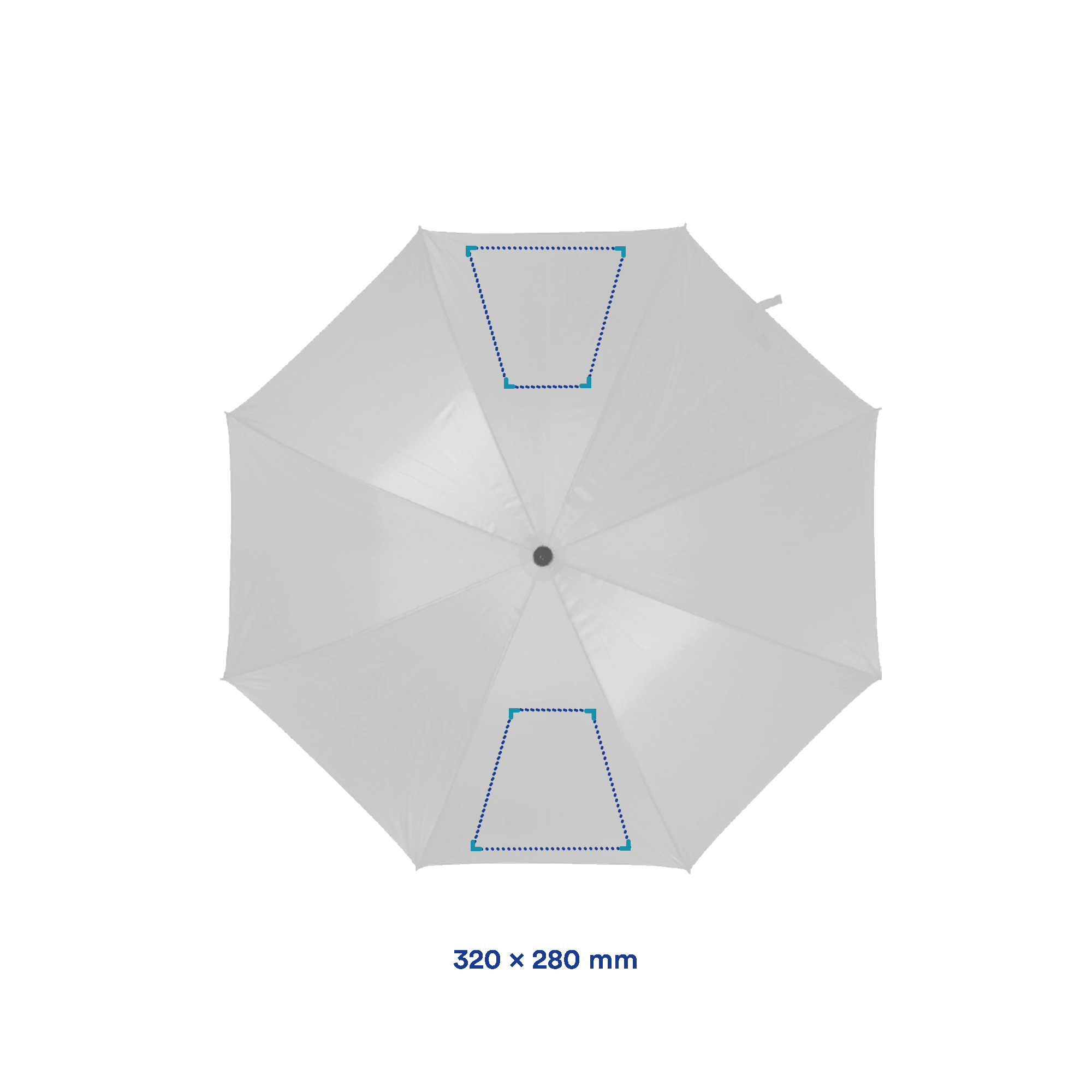 Paraplu anti-tempête | Ø 130 cm | Manuel | Polyester