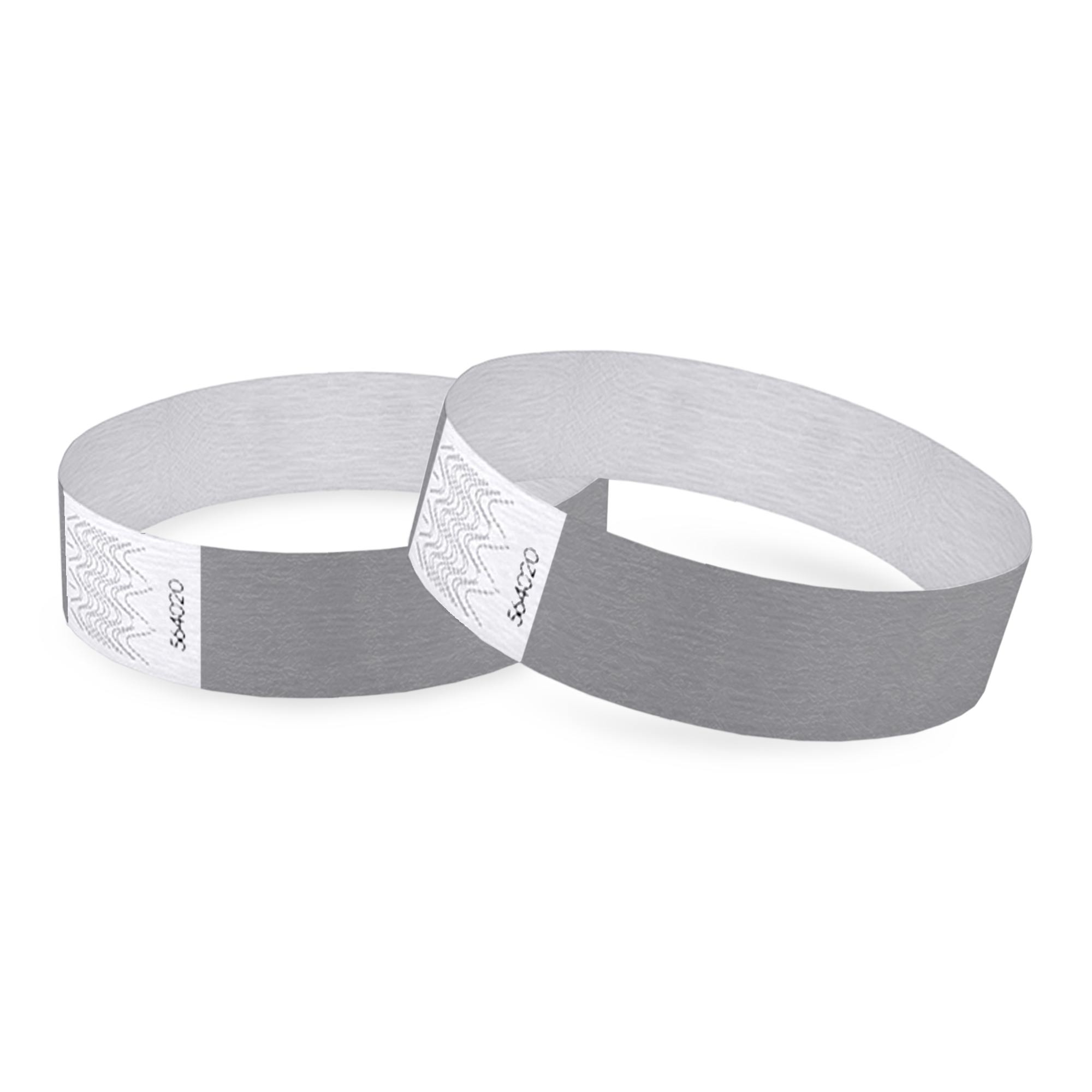 Tyvek polsbandjes - 27 mm | Zwarte opdruk | 258 x 27 mm | Diverse kleuren