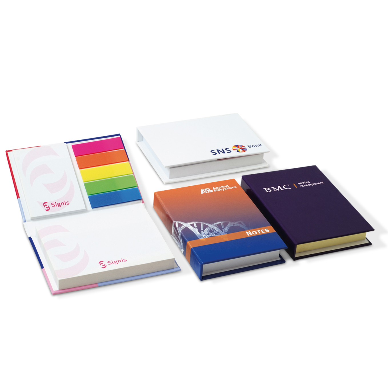 Carnet de notes | Mémos auto-adhésifs | Brillant | Fabriqué en Europe