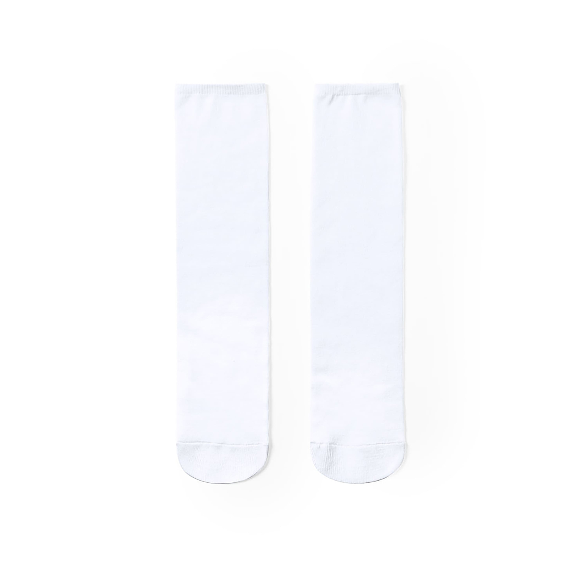 Calze per sublimazione - Poliestere | Taglia S-M | Bianco