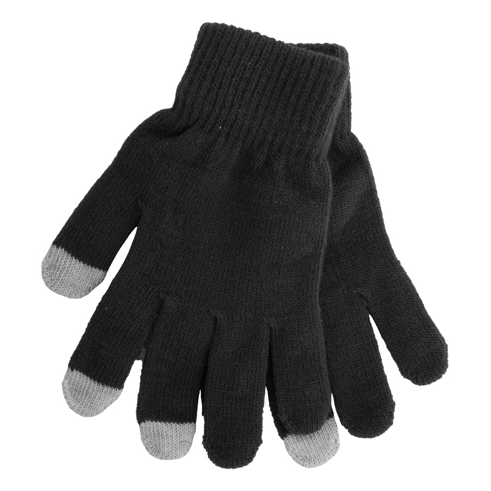 Touchscreen handschoenen Jolina - Acryl | Een maat | Gekleurd | Tot 4 kleuren bedrukking