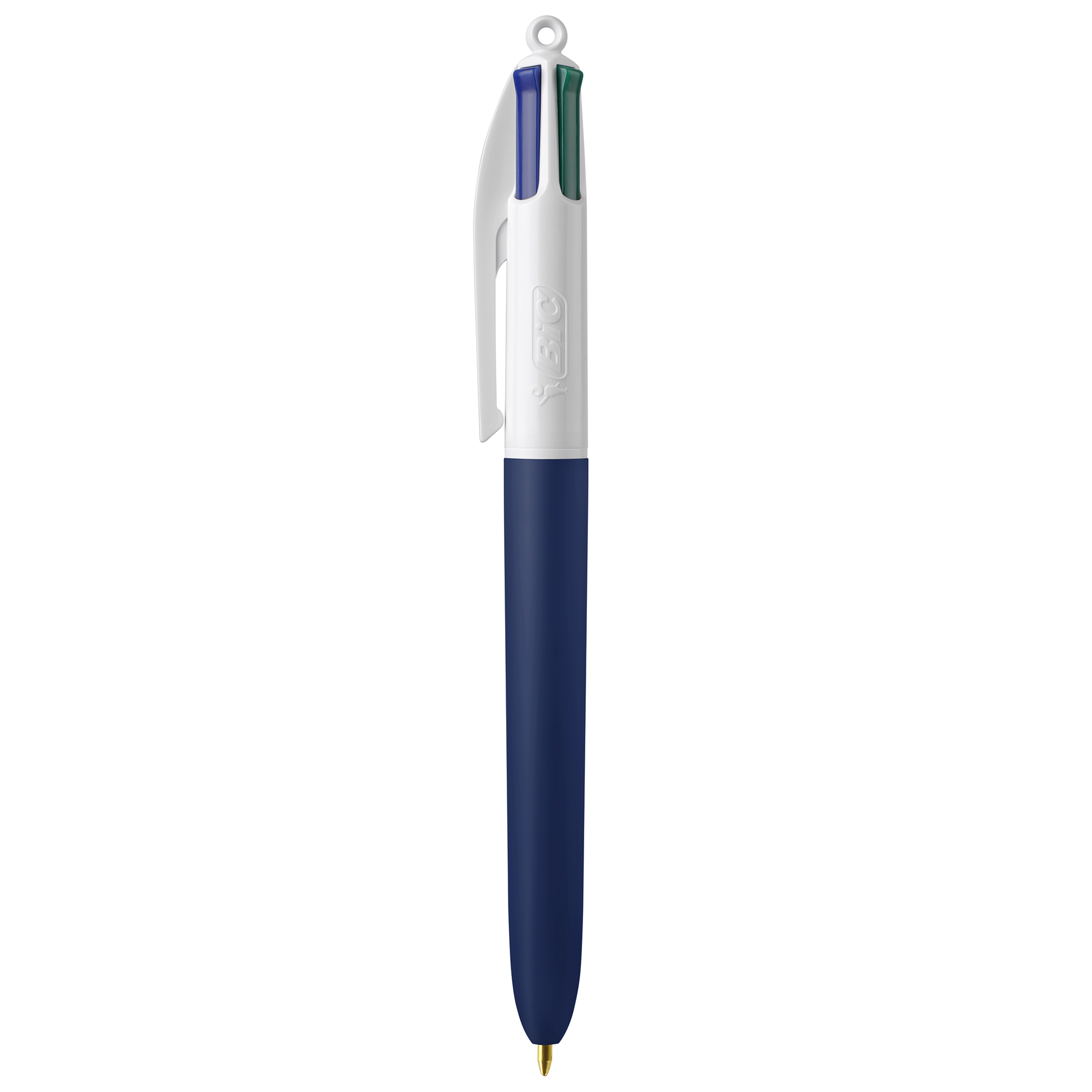 Balpen BIC - 4 kleuren | Gekleurd | Softtouch