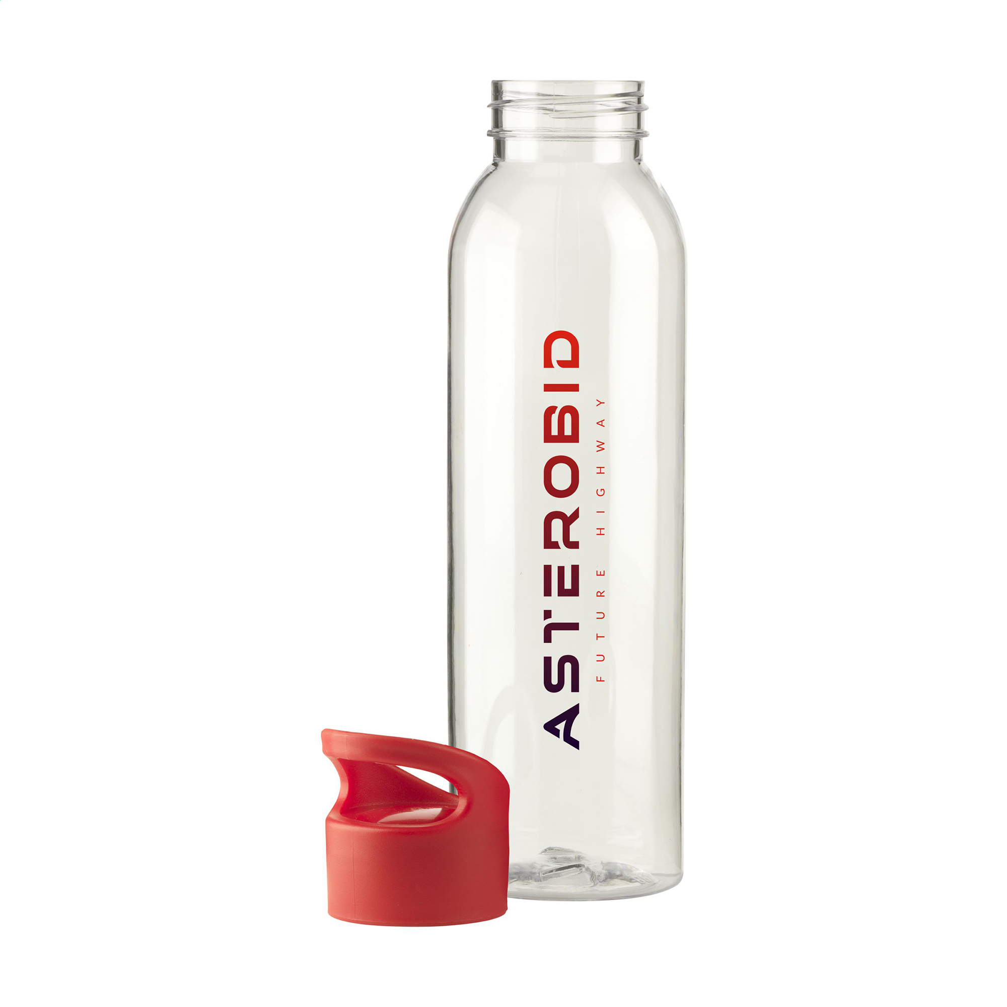 Wasserflasche aus RPET – 650 ml | Klare Optik | GRS-zertifiziert | Schraubdeckel | Auslaufsicher