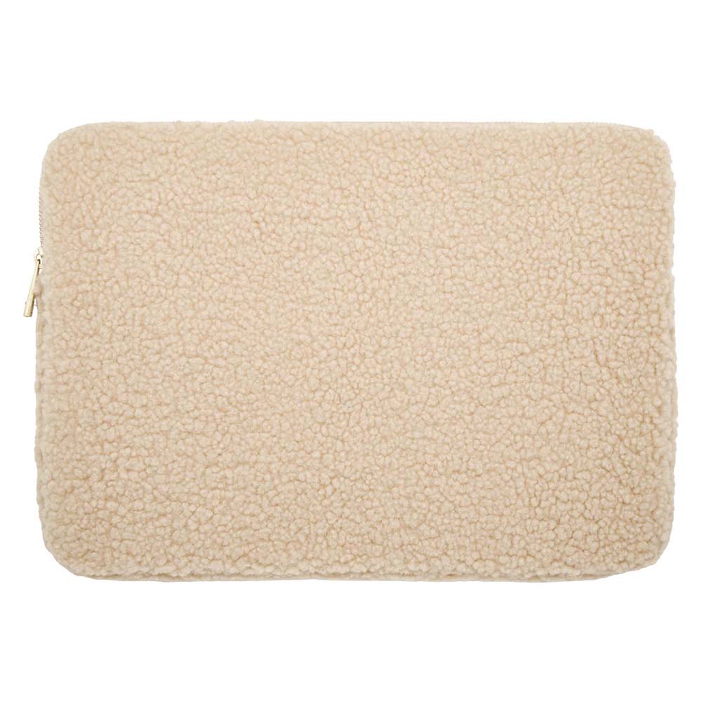 Recycelte Sherpa-Laptophülle – 13" | 2L | GRS-zertifiziert | Innenfächer | Weicher Schutz