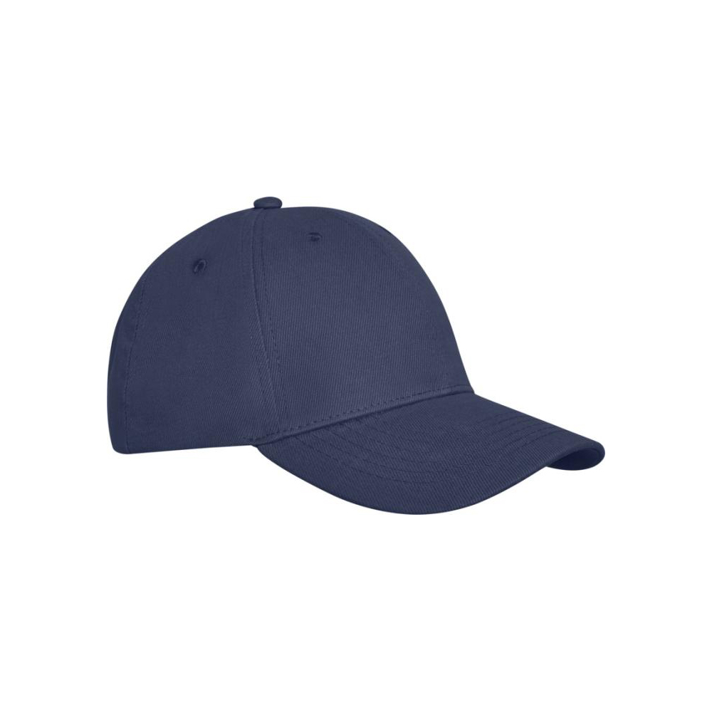 Casquette – 100% coton | 6 panneaux | Visière préformée | Boucle réglable