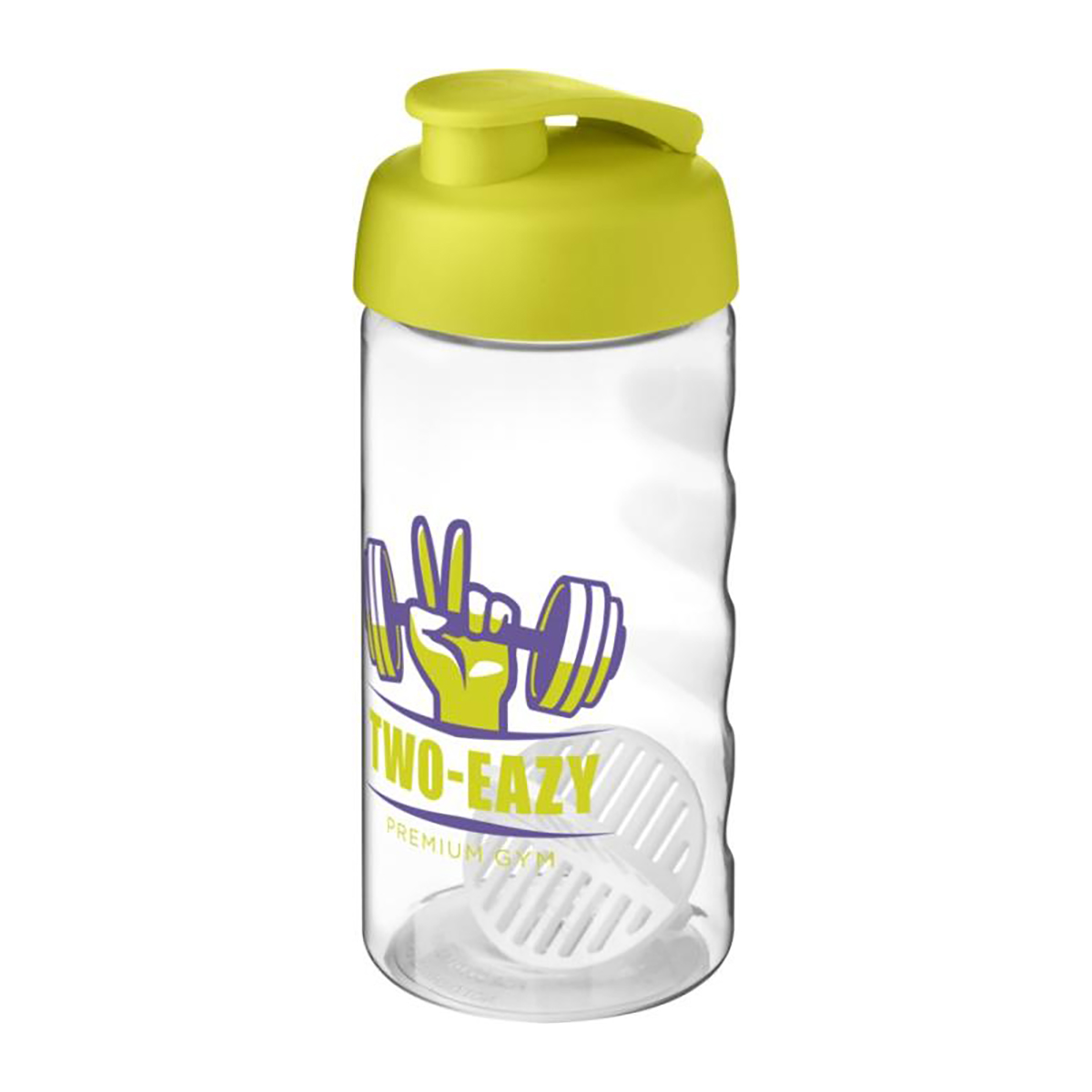 Shakerfles Lars – 500 ml | Met mixbal | Flip dop | Enkelwandig