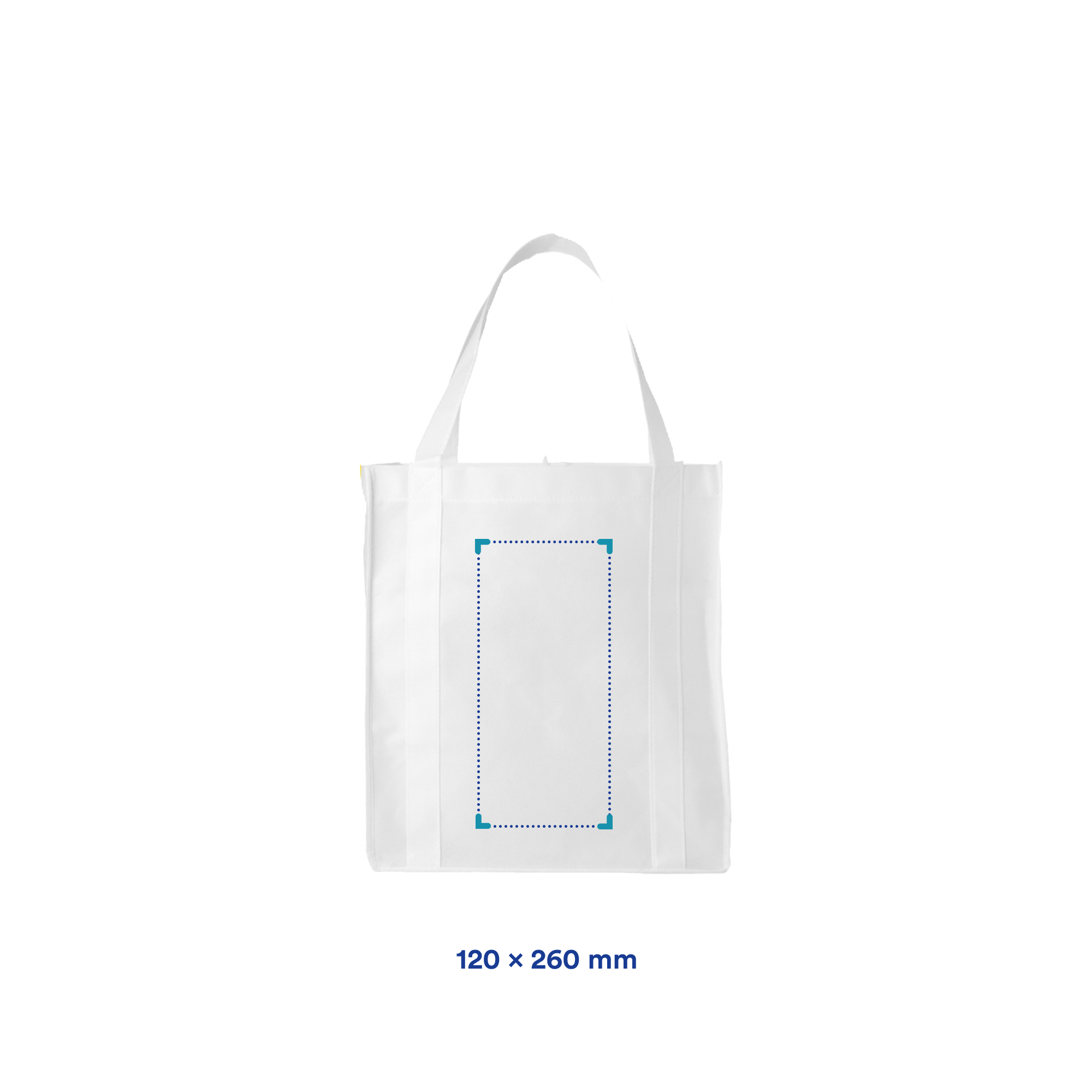 Sac shopping coloré | PP non-tissé | Longues anses | Grande surface d'impression