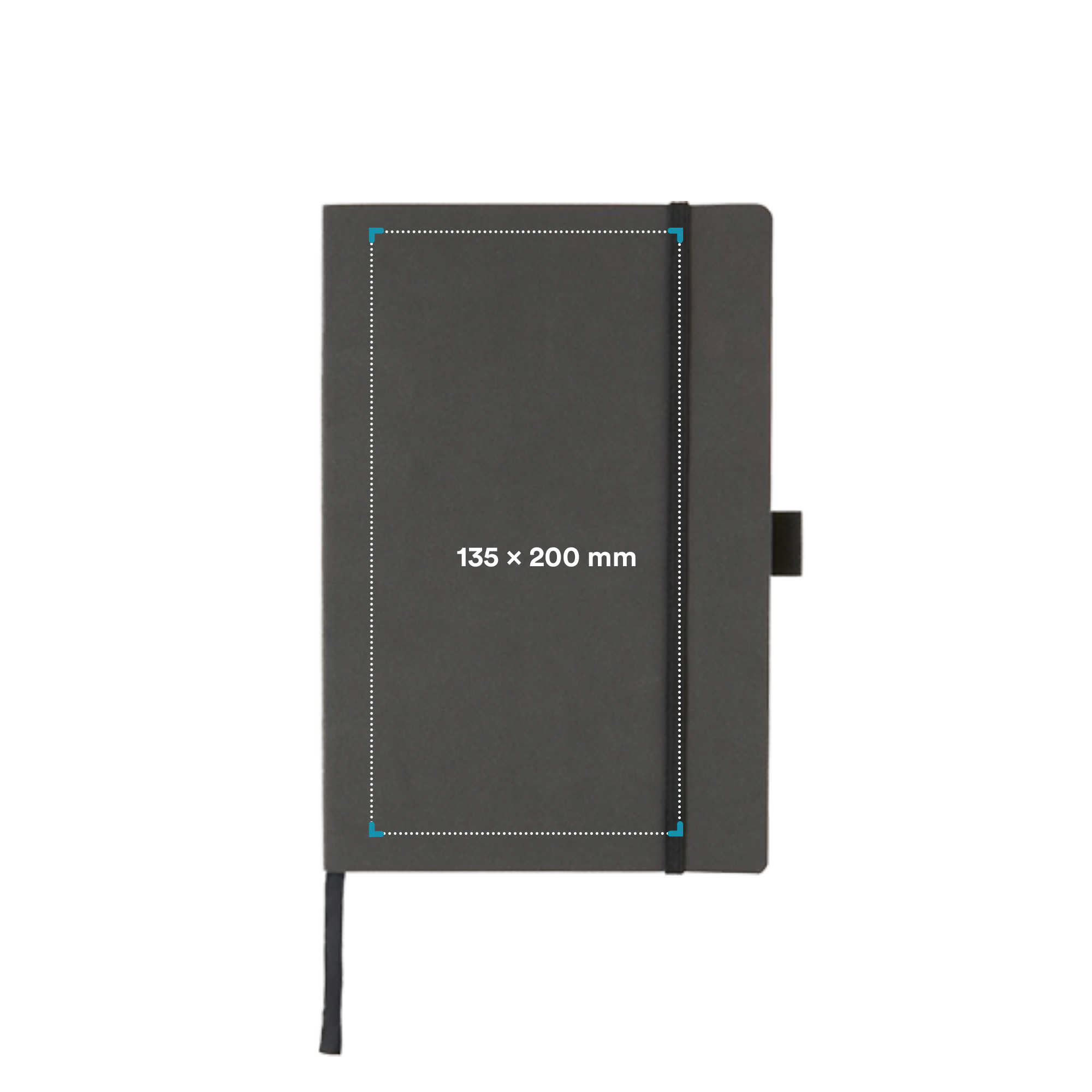 Notizbuch Revello - A5 | 80 Blatt | Flex-Cover | Prägung & Druck