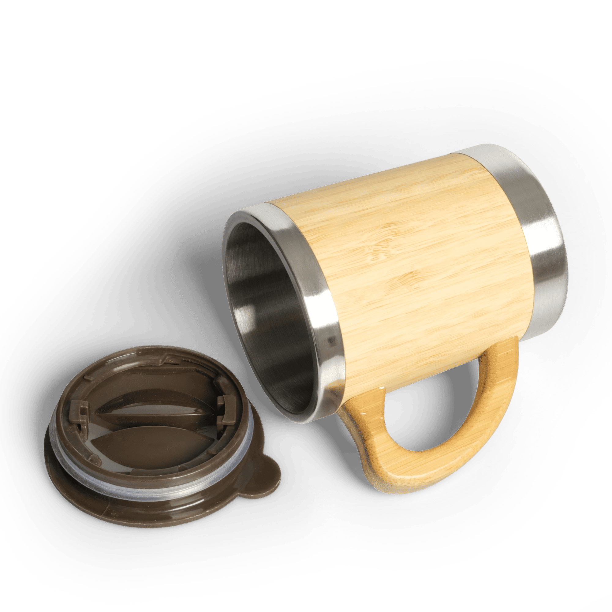 Bicchiere - 300 ml | A doppia parete | Bambù