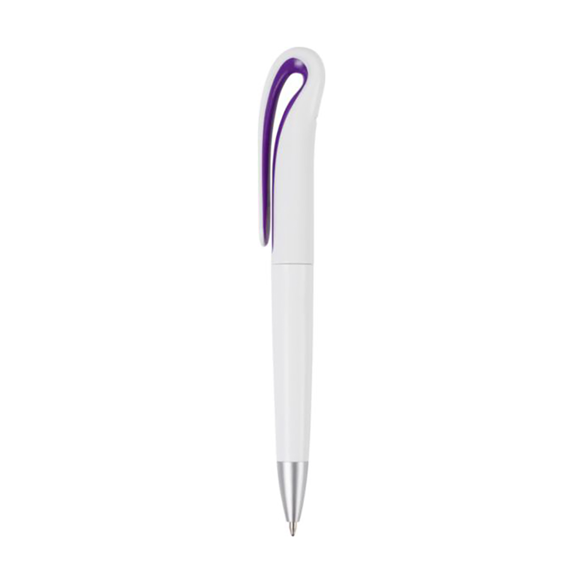 Stylo à clip coloré – Encre noire | Léger | Plastique | Forme fine