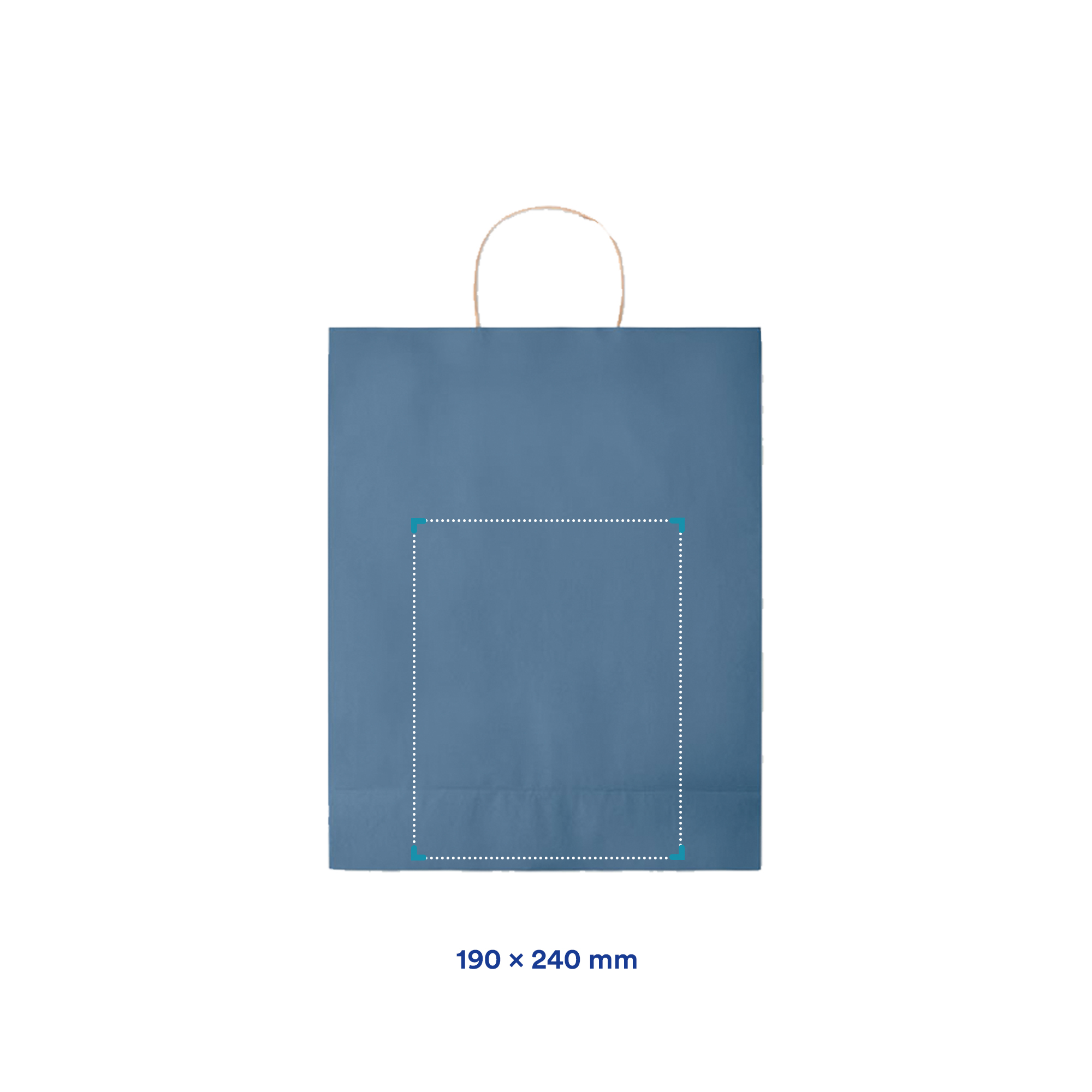 Sac en papier coloré | 100 grammes | A4 | Impression jusqu'à 4 couleurs