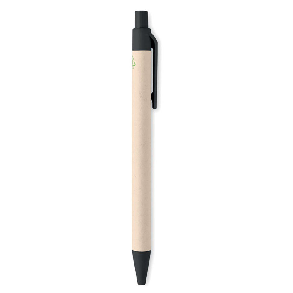 Stylo à bille | Fabriqué à partir de briques de lait recyclées | Mécanisme à clic | Encre bleue