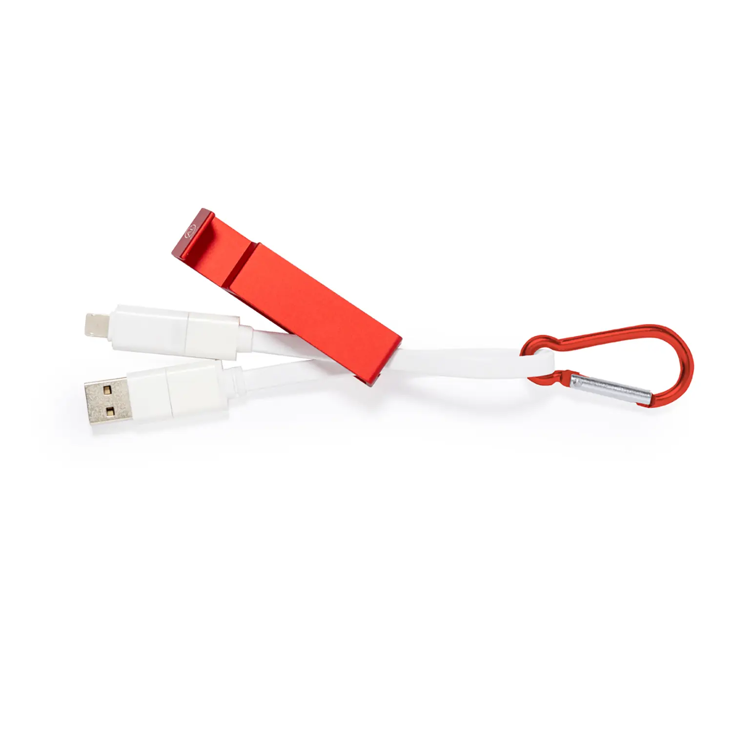Multikabel Rick – Gerecycled Aluminium | 6-in-1 | USB-C | Magneetclip | 25 cm