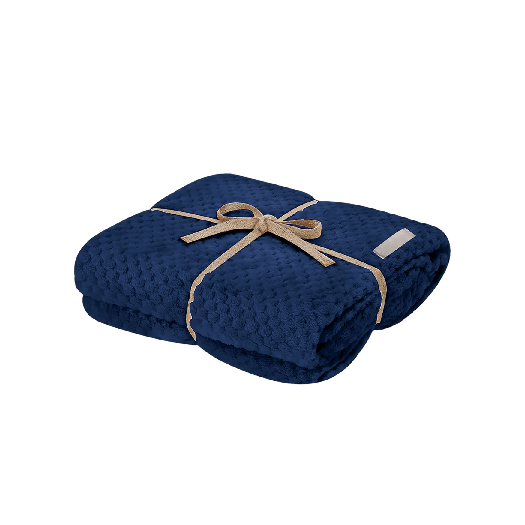 Plaid en polaire – Polyester 240 g/m² | Motif losanges | 110 × 160 cm | Extra doux