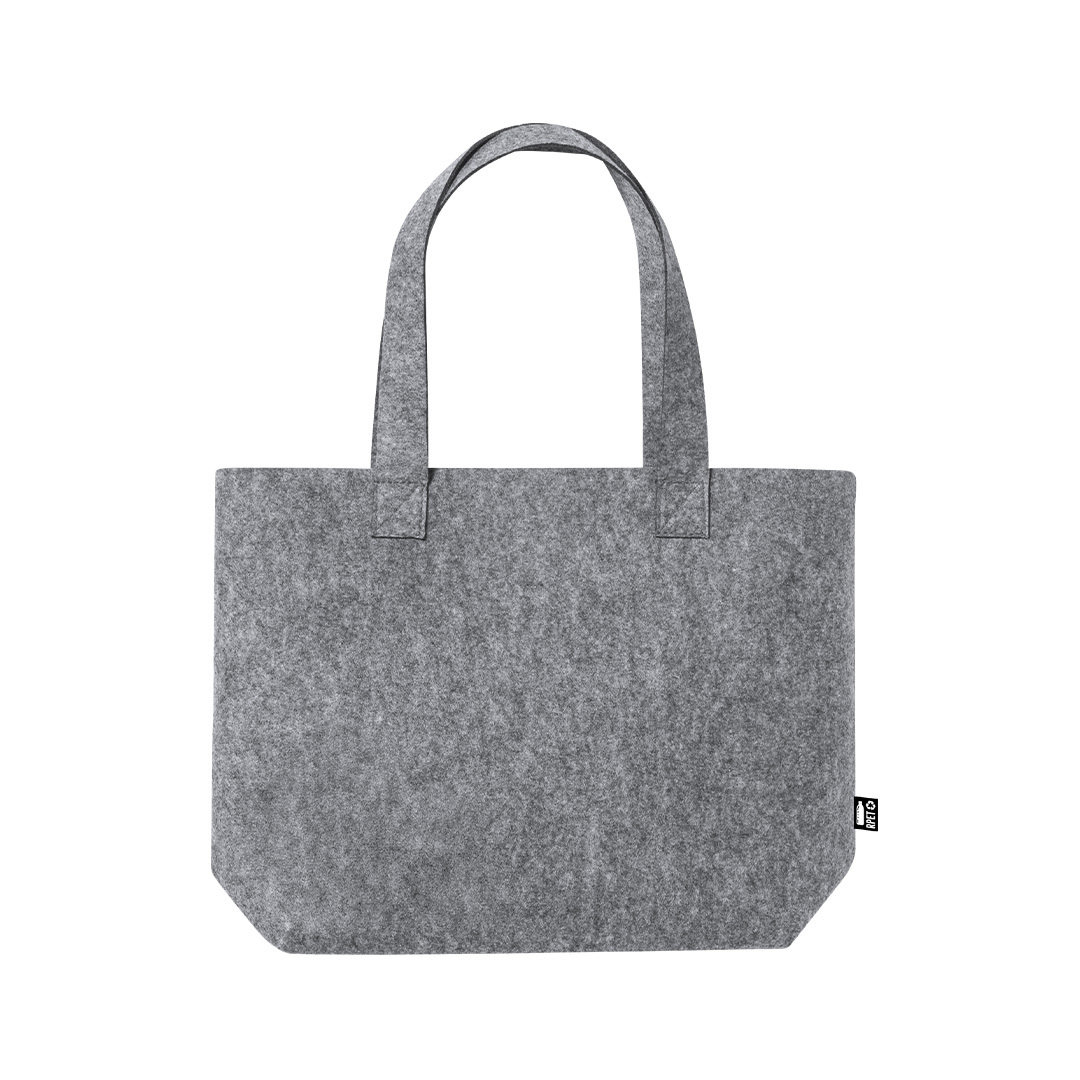 Sac shopper en feutre | PET recyclé | Modèle horizontal | Impression jusqu'à 4 couleurs