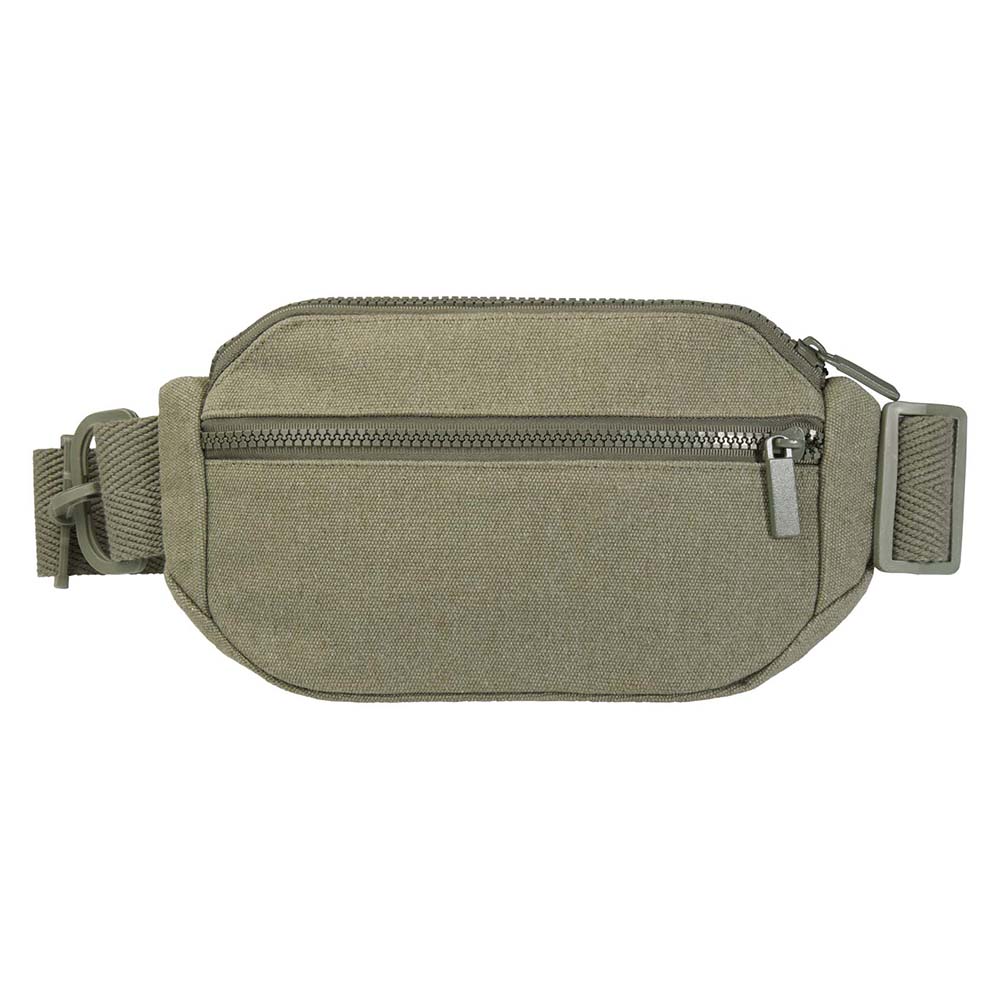 Crossbodytas Jula – 500 g/m² | Gerecycled katoen | Aware™ tracer | Verstelbare riem | Met ritsvak