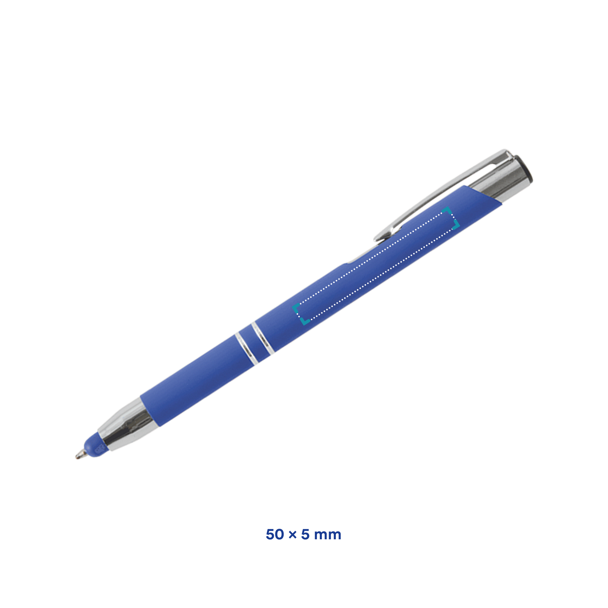 Touchkugelschreiber Soft - Farbig | Metall & Soft-Touch | Gravur