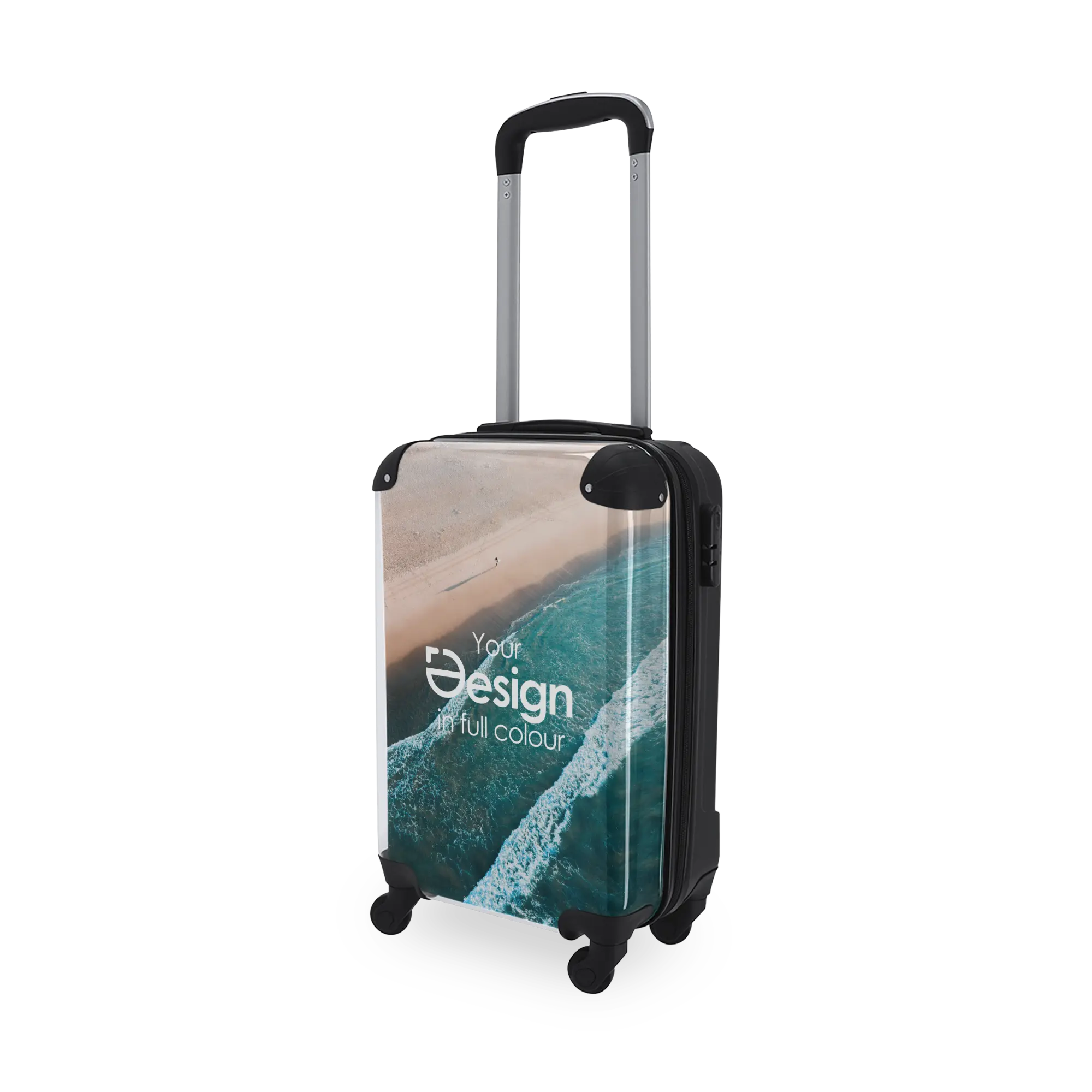 Valise – Personnalisable | Devant transparent | 4 roues | Serrure de sécurité