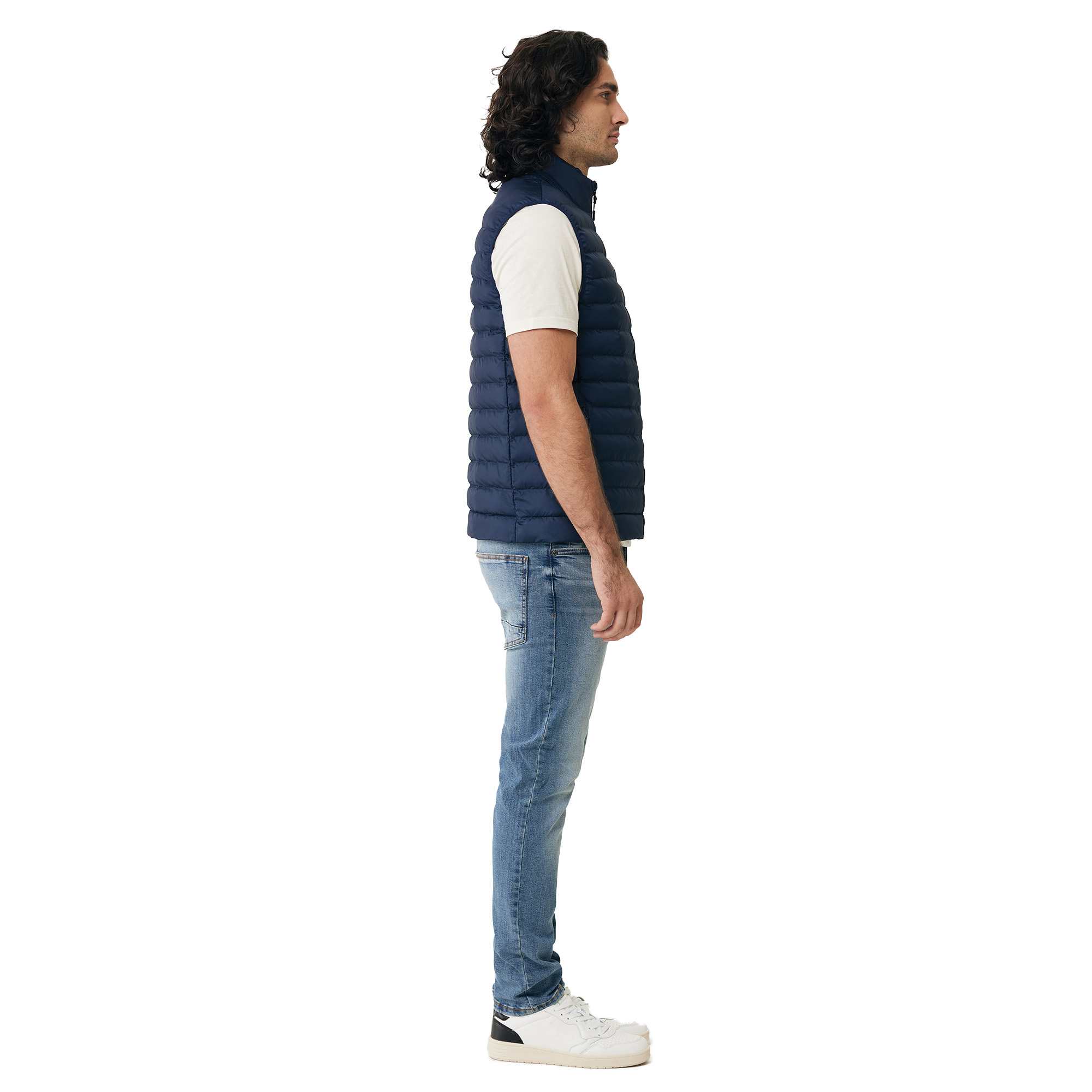 Iqoniq Meru Bodywarmer - Herren | Recyceltes Polyester | Reißverschluss-Zipper
