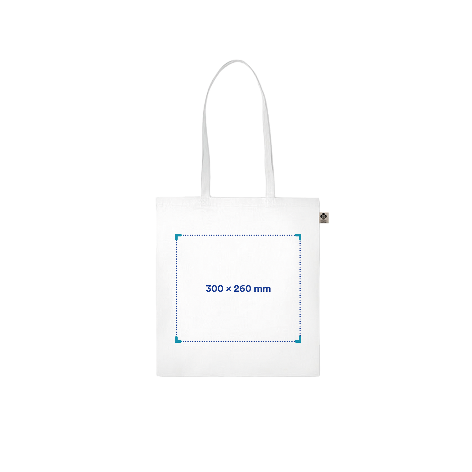 Sac en coton | Coton biologique | 140 g/m2 | Anses longues