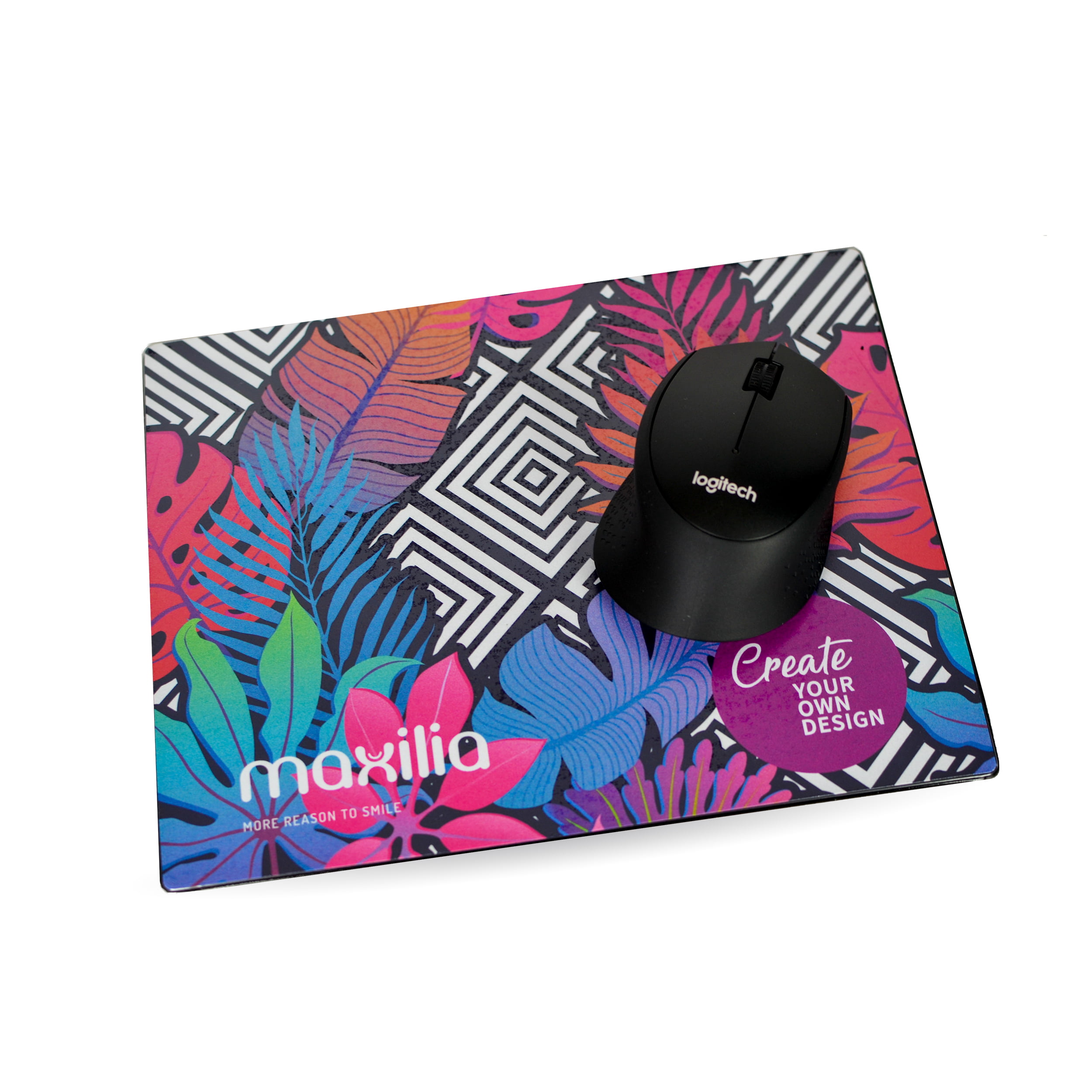Tappetino per mouse - Hardtop | Stampa all-over | Sfondo nero