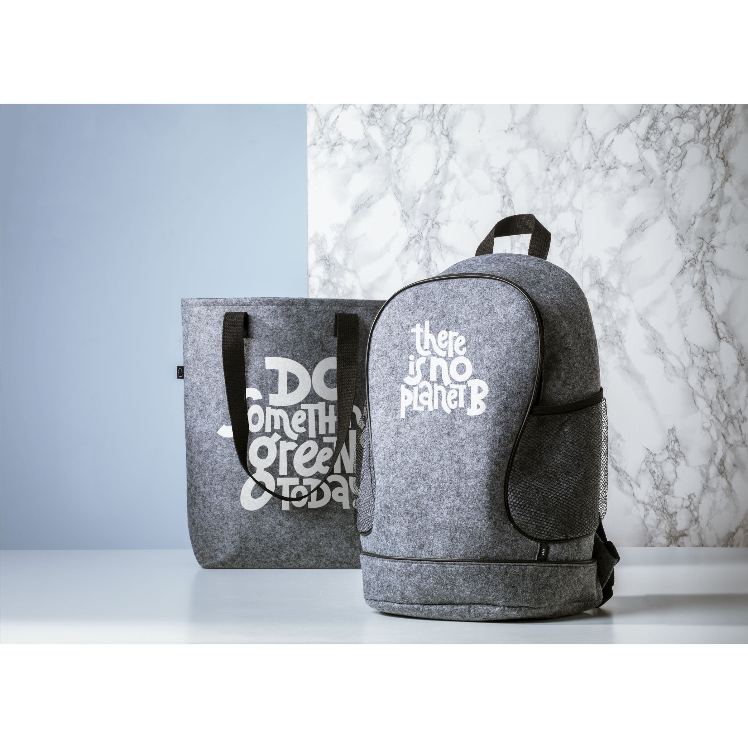 Sac cabas | Feutre RPET | Coton | Impression 1 couleur