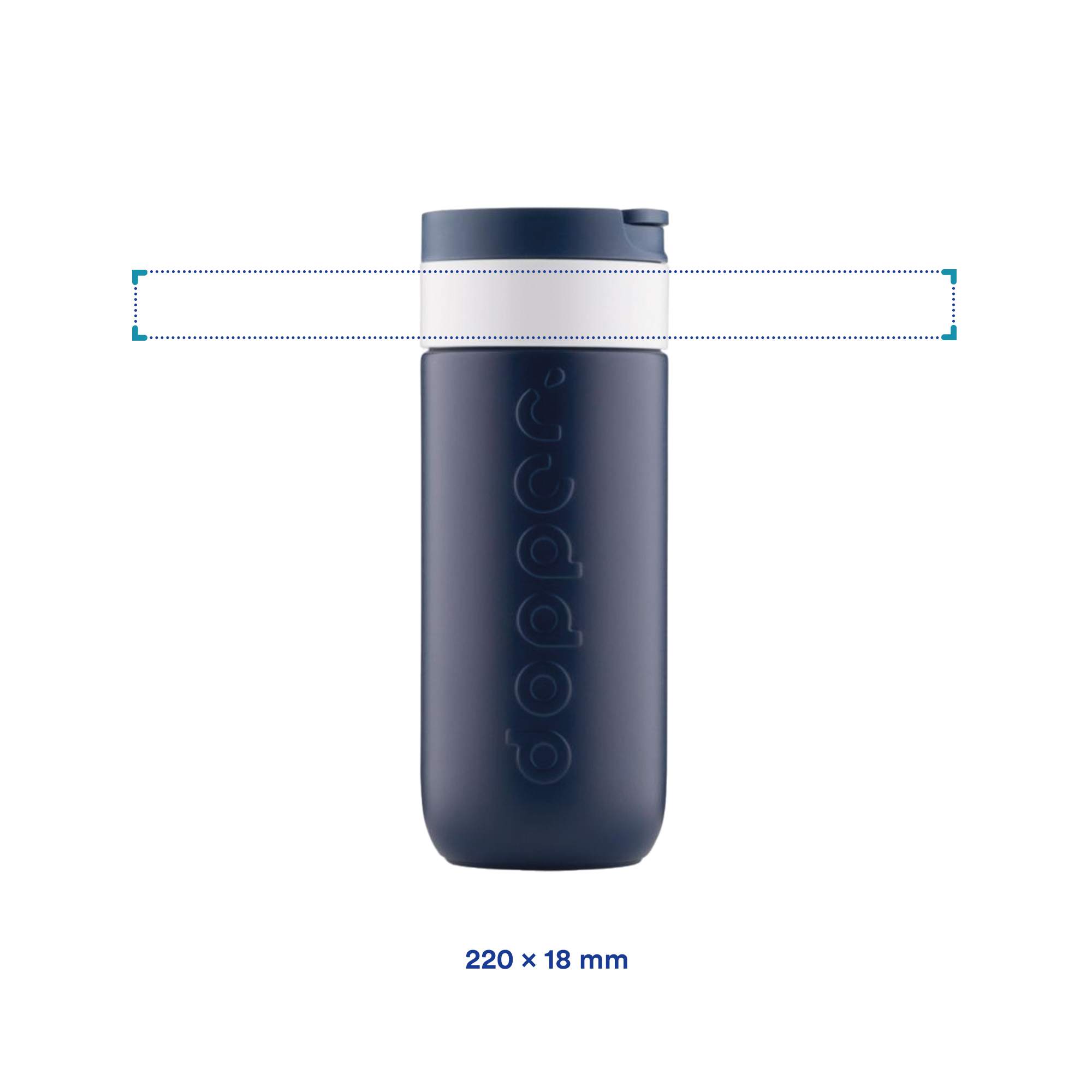 Dopper Reisebecher – 400 ml | Thermosbecher | Vollfarbig