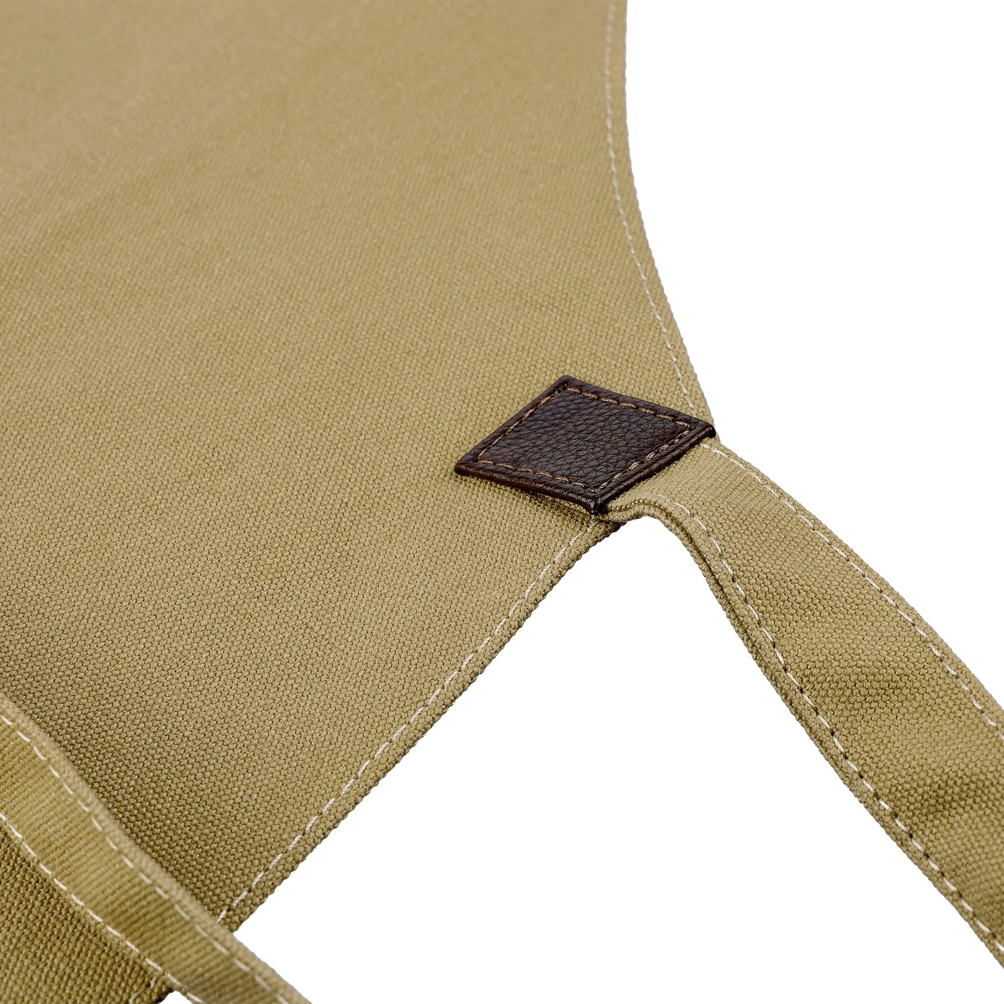 Canvas schort Cheryl – 450 g/m² | rPET PU voorvak | Verstelbare nekband