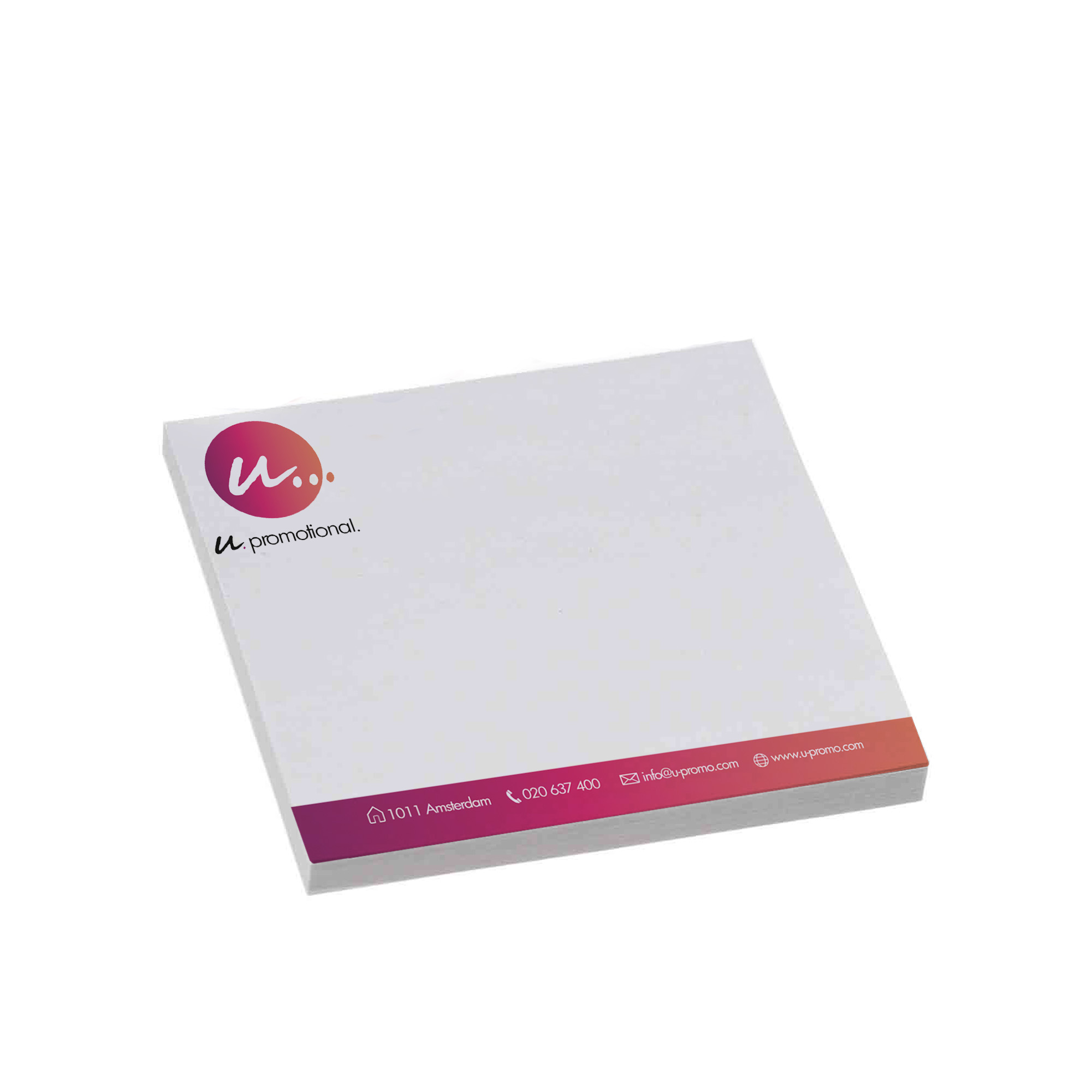 Foglietti adesivi – Carré | 25-100 fogli | 75 x 75 mm | Quadricromia