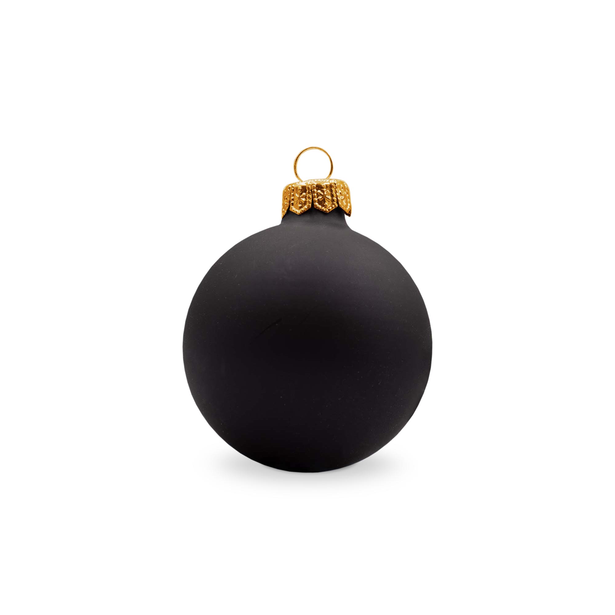 Boule de Noël – 66 mm | Finition mate | Attache dorée | Impression 1 à 4 couleurs