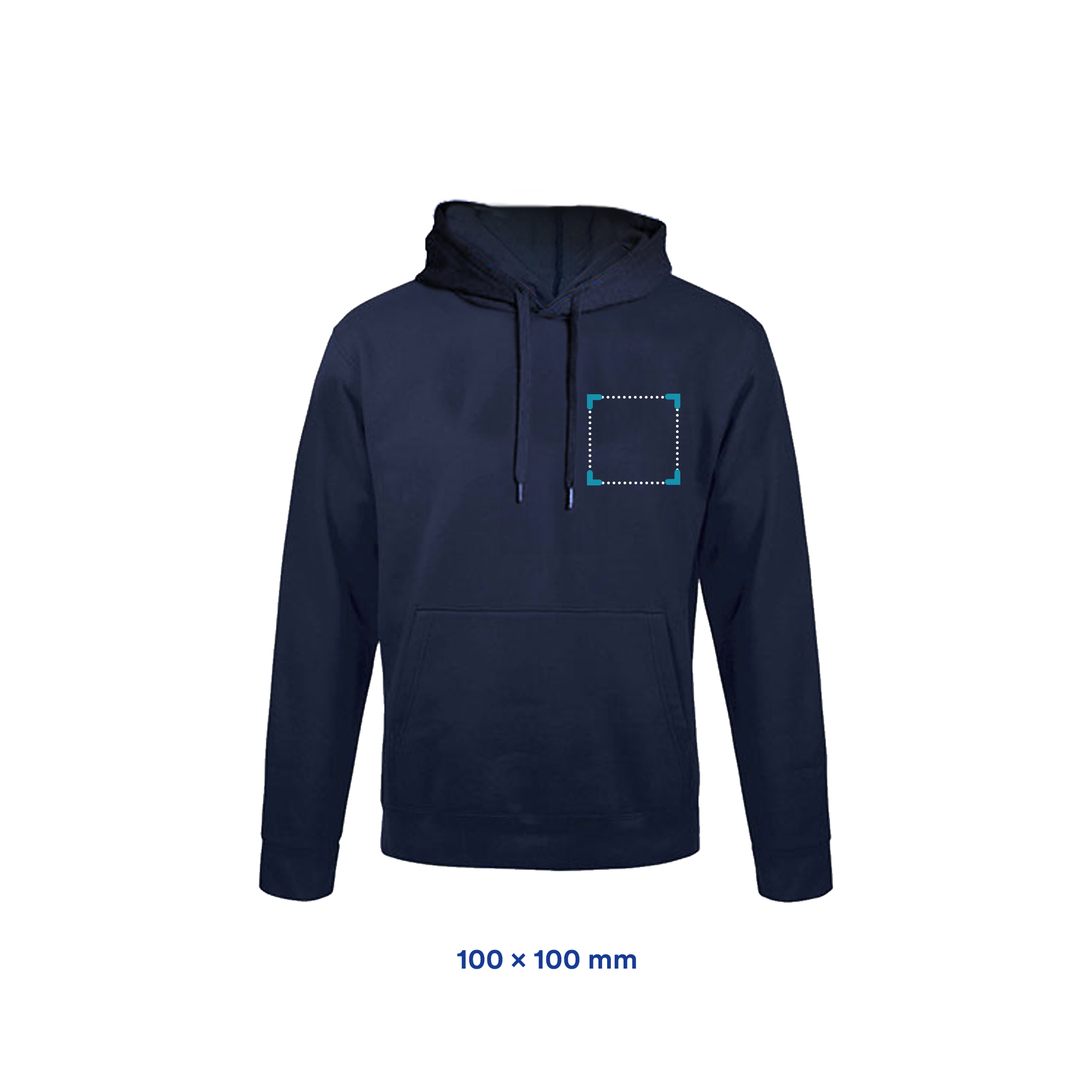 Hoodie FlexFit - Unisex | 280g/m² | Baumwolle & Polyester | Vollfarbdruck