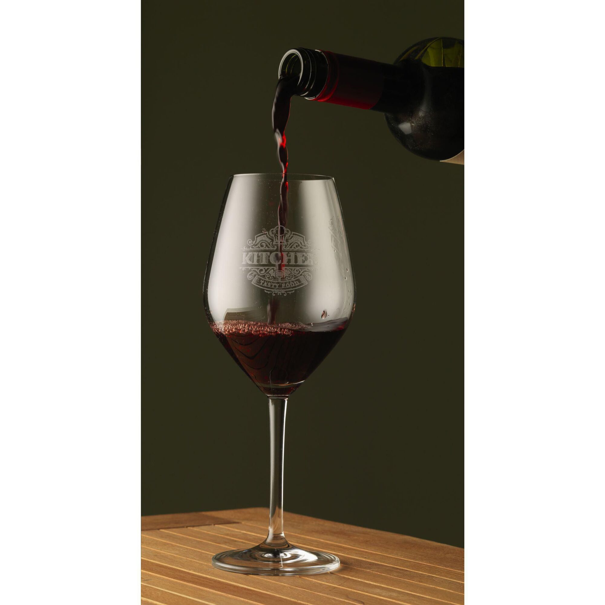 Weinglas – 480 ml | Kristallglas | Transparent | Hergestellt in Europa