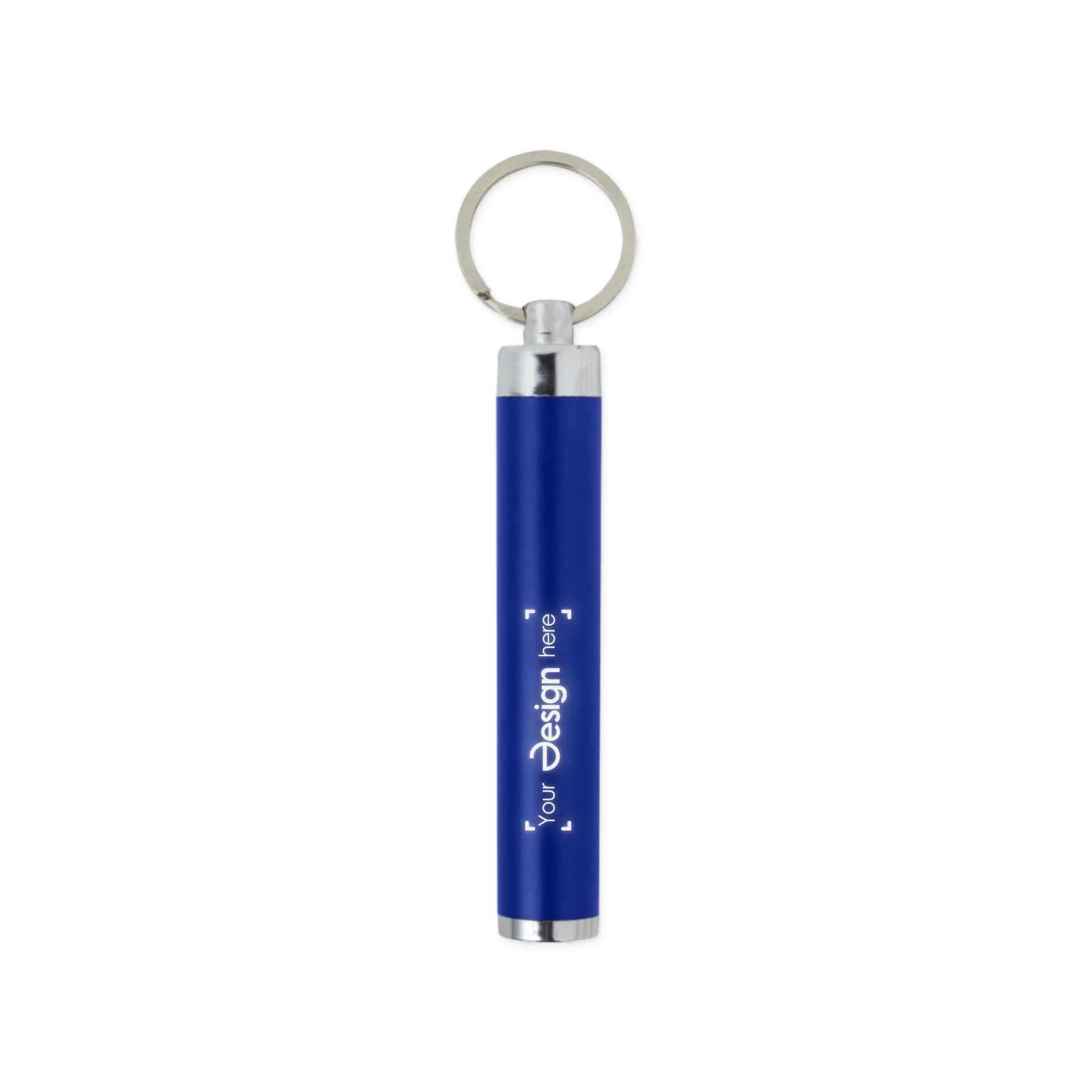 Mini Torcia LED – Corpo lucido | Portachiavi | Effetto incisione laser | Batterie incluse