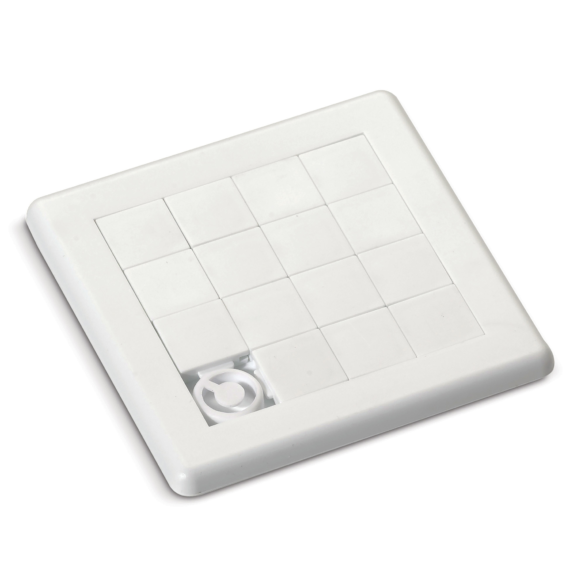 Puzzle coulissant – Carré | 15 pièces | Plastique | Format compact