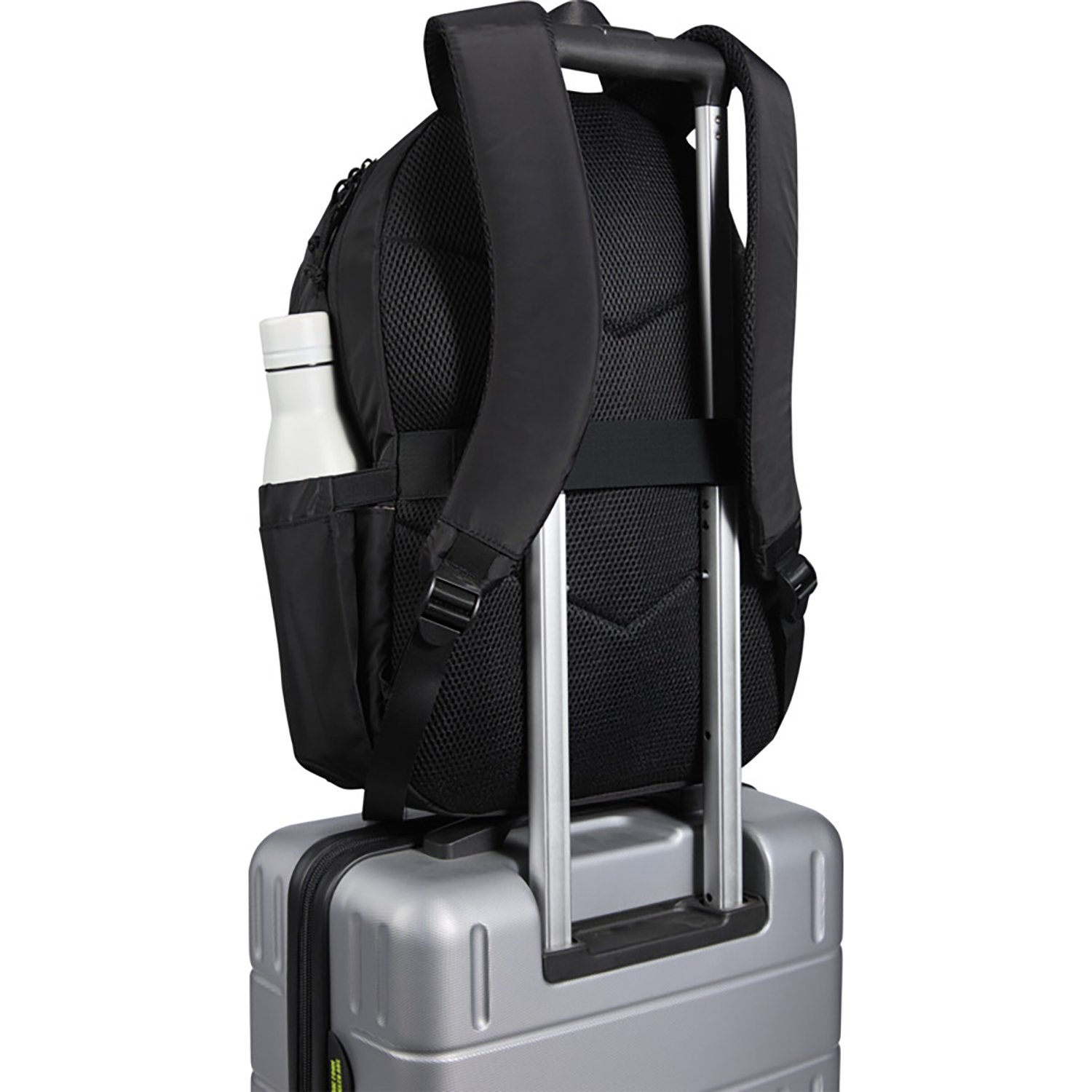 Wasserabweisender laptoprucksack – 18 l | Gepolstert | Mit trolleyband | Leicht