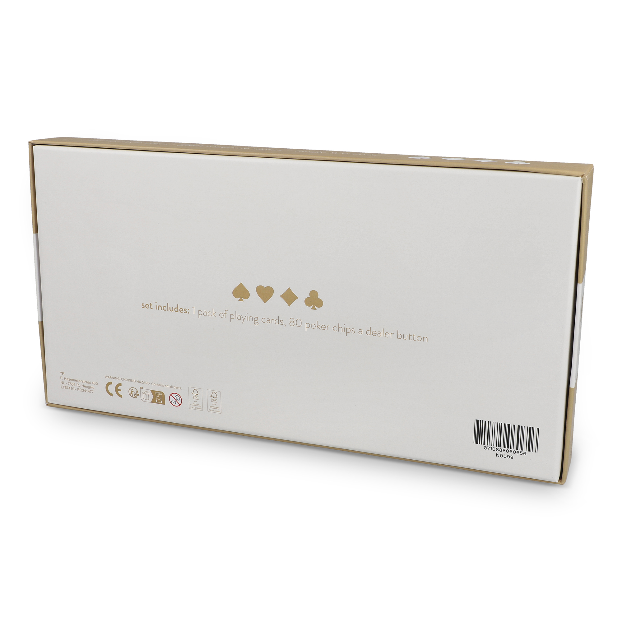 Poker-Set – 2-in-1-Box | Mit Karten | 100 Chips | Hochwertige Ausführung